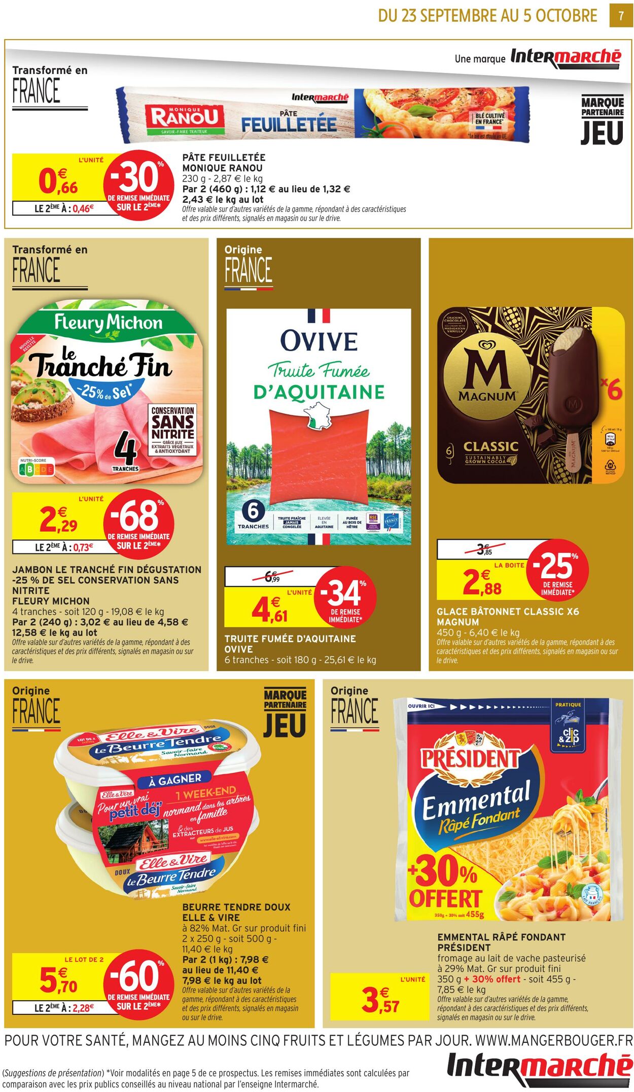 Catalogue Intermarché 23.09.2025 - 05.10.2025