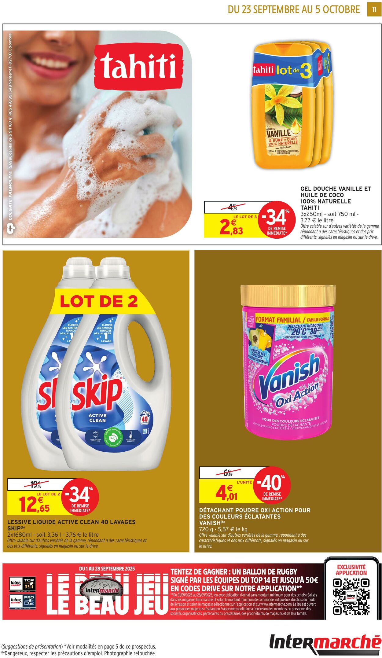 Catalogue Intermarché 23.09.2025 - 05.10.2025