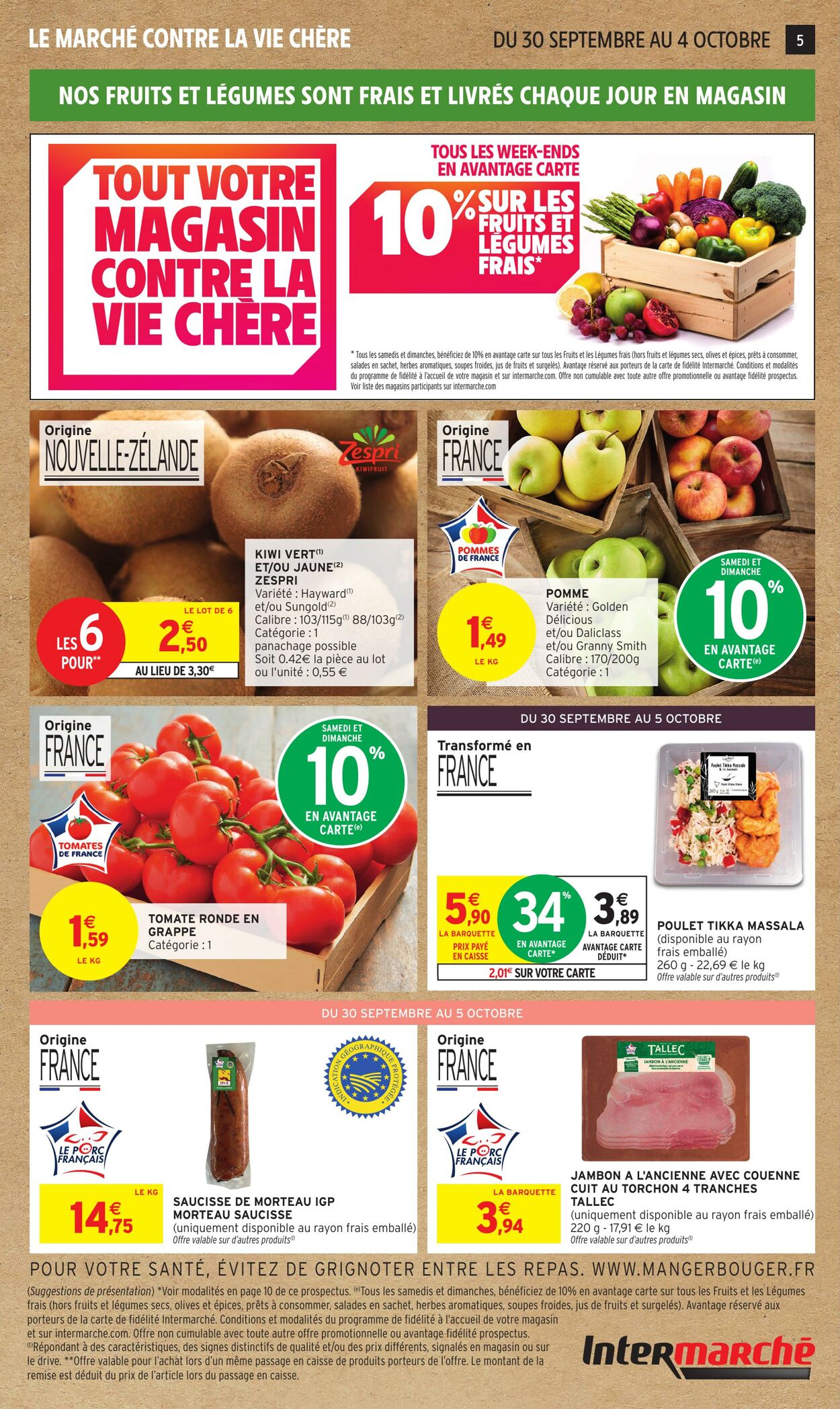 Catalogue Intermarché 30.09.2025 - 12.10.2025