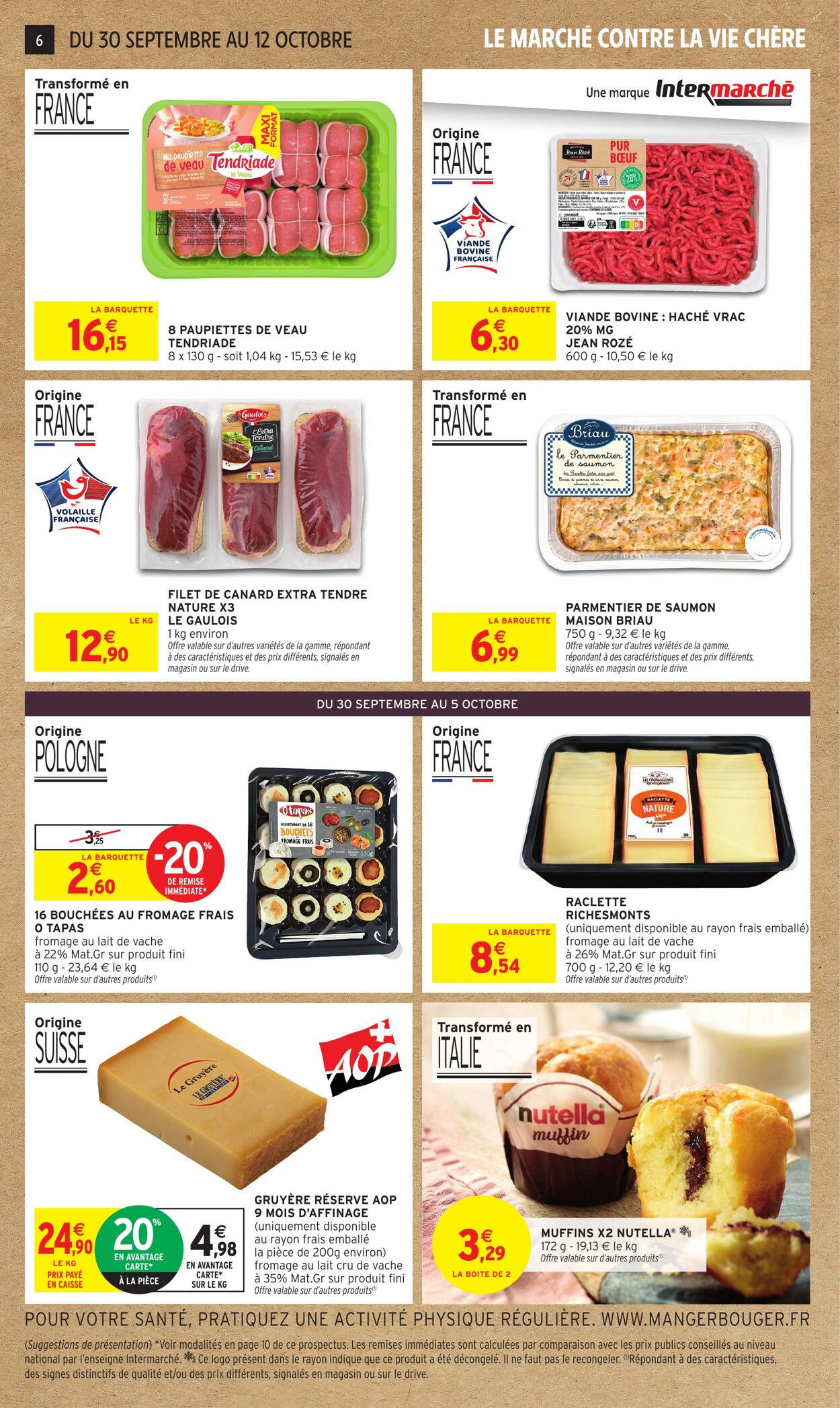 Catalogue Intermarché 30.09.2025 - 12.10.2025