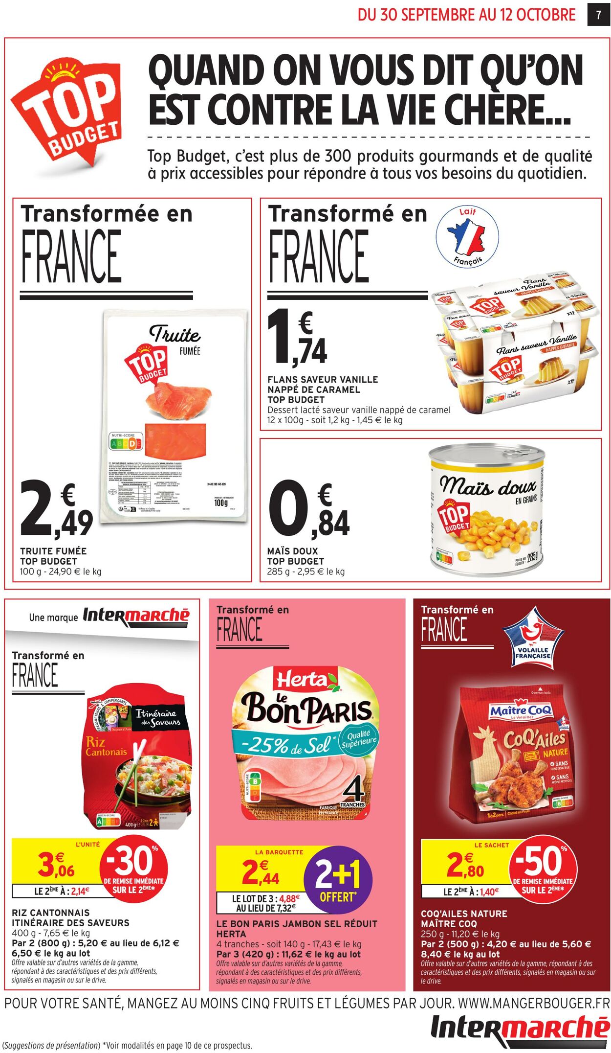 Catalogue Intermarché 30.09.2025 - 12.10.2025