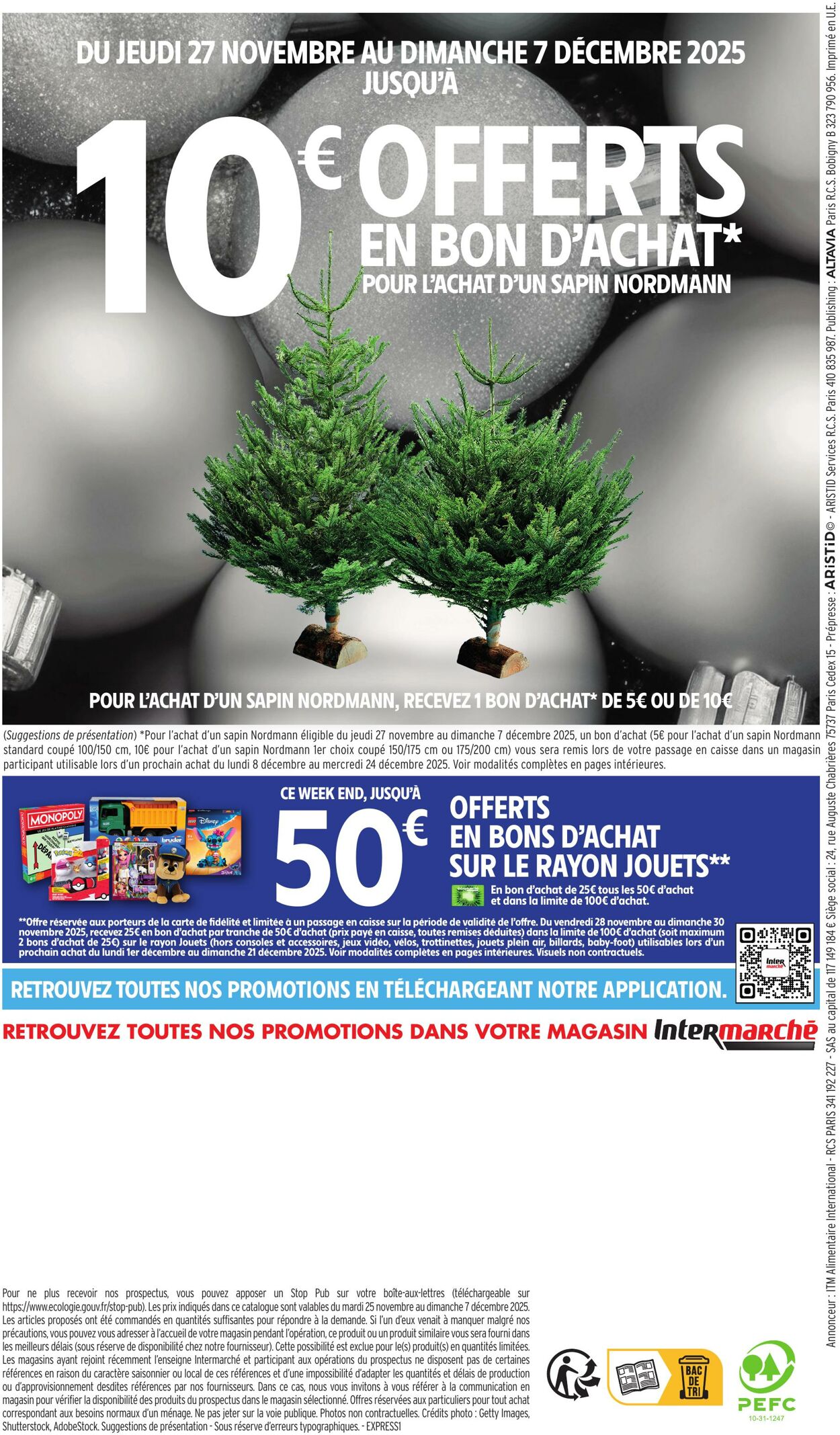 Catalogue Intermarché 25.11.2025 - 07.12.2025