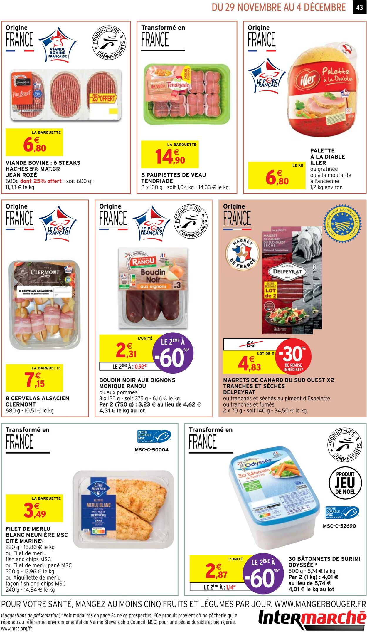 Catalogue Intermarché 29.11.2022 - 04.12.2022