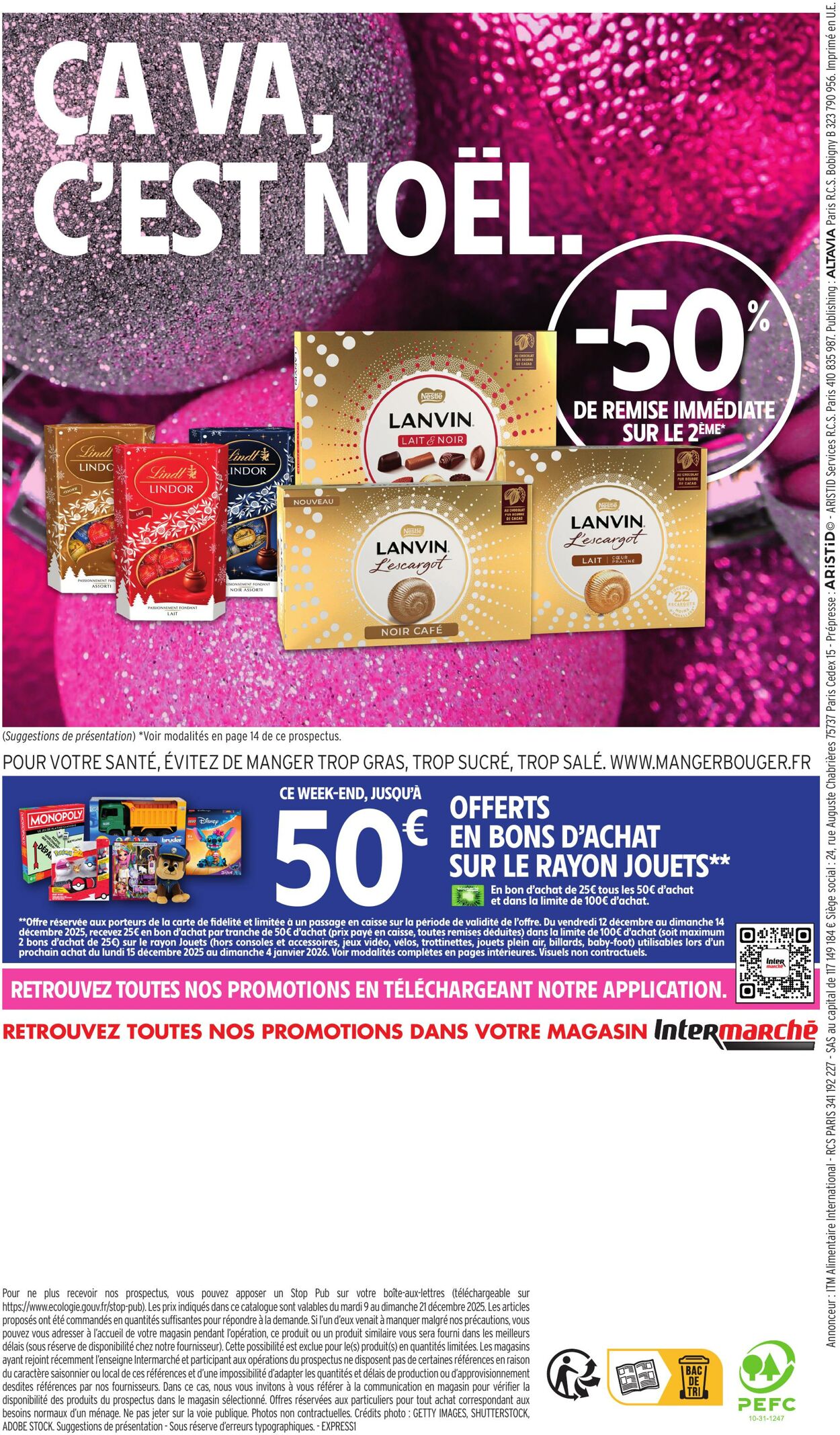 Catalogue Intermarché 09.12.2025 - 21.12.2025