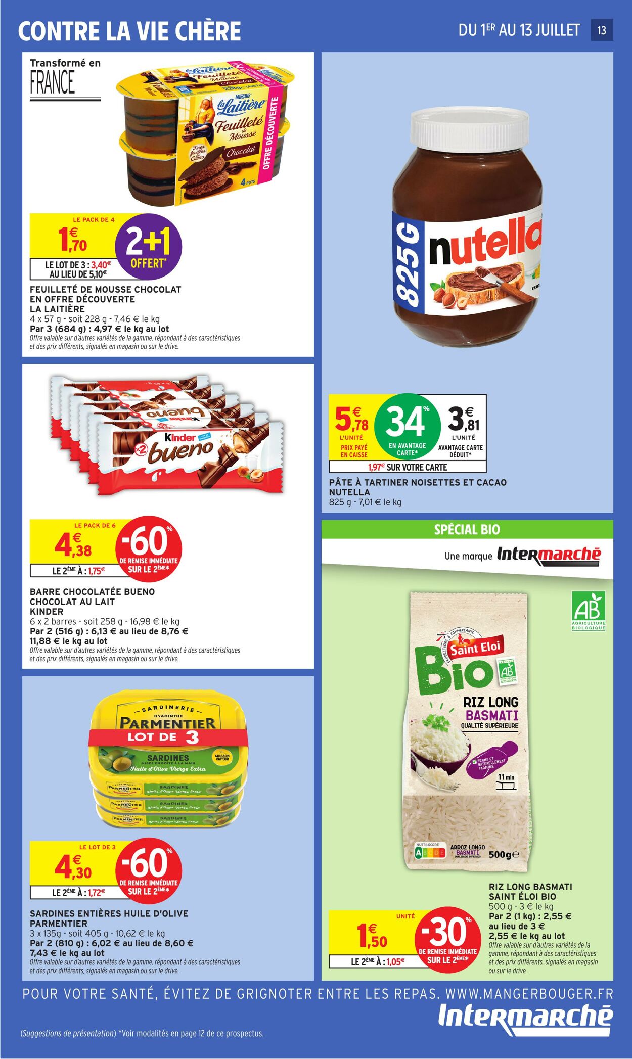 Catalogue Intermarché 01.07.2025 - 13.07.2025