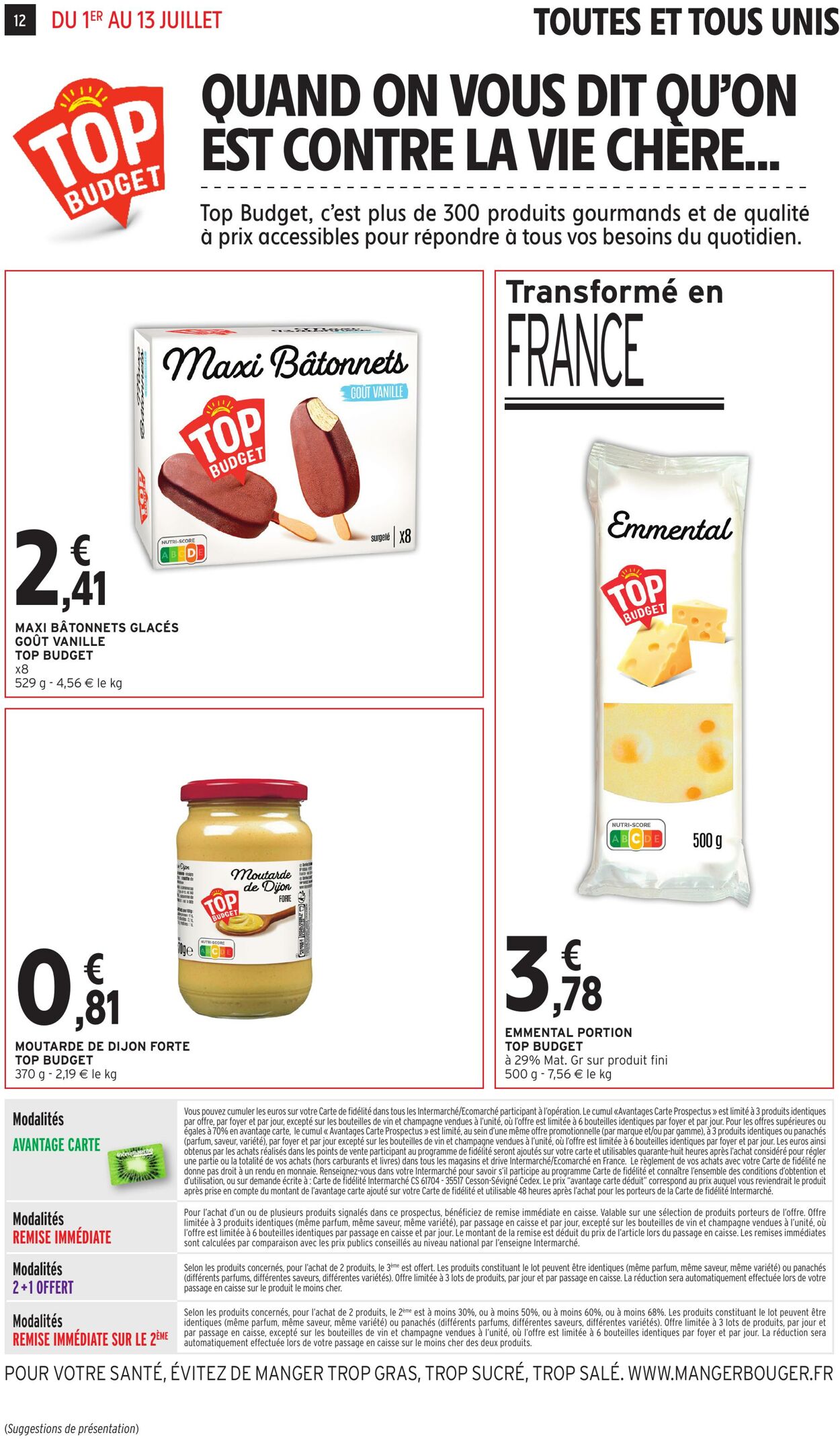 Catalogue Intermarché 01.07.2025 - 13.07.2025