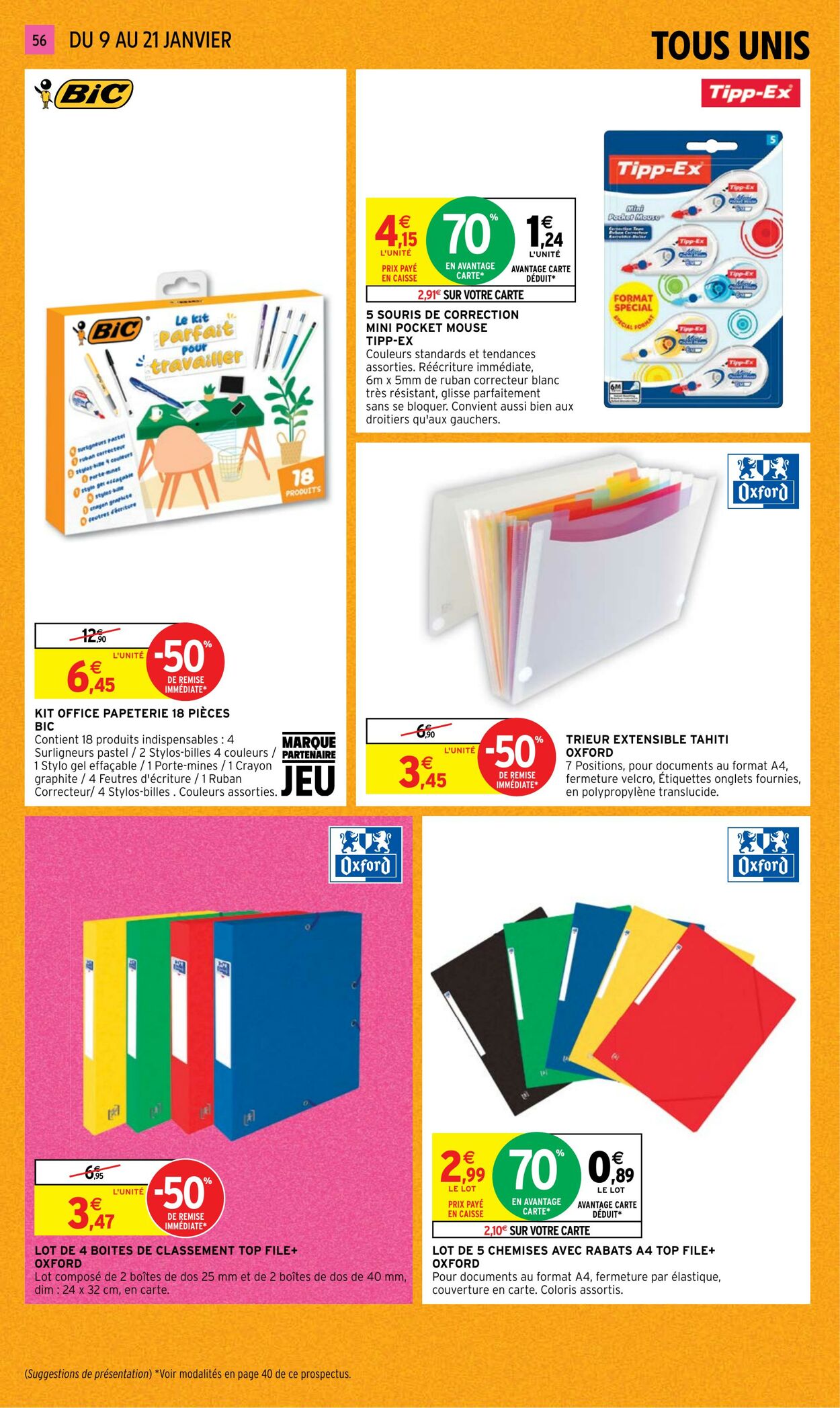 Catalogue Intermarché 09.01.2024 - 21.01.2024