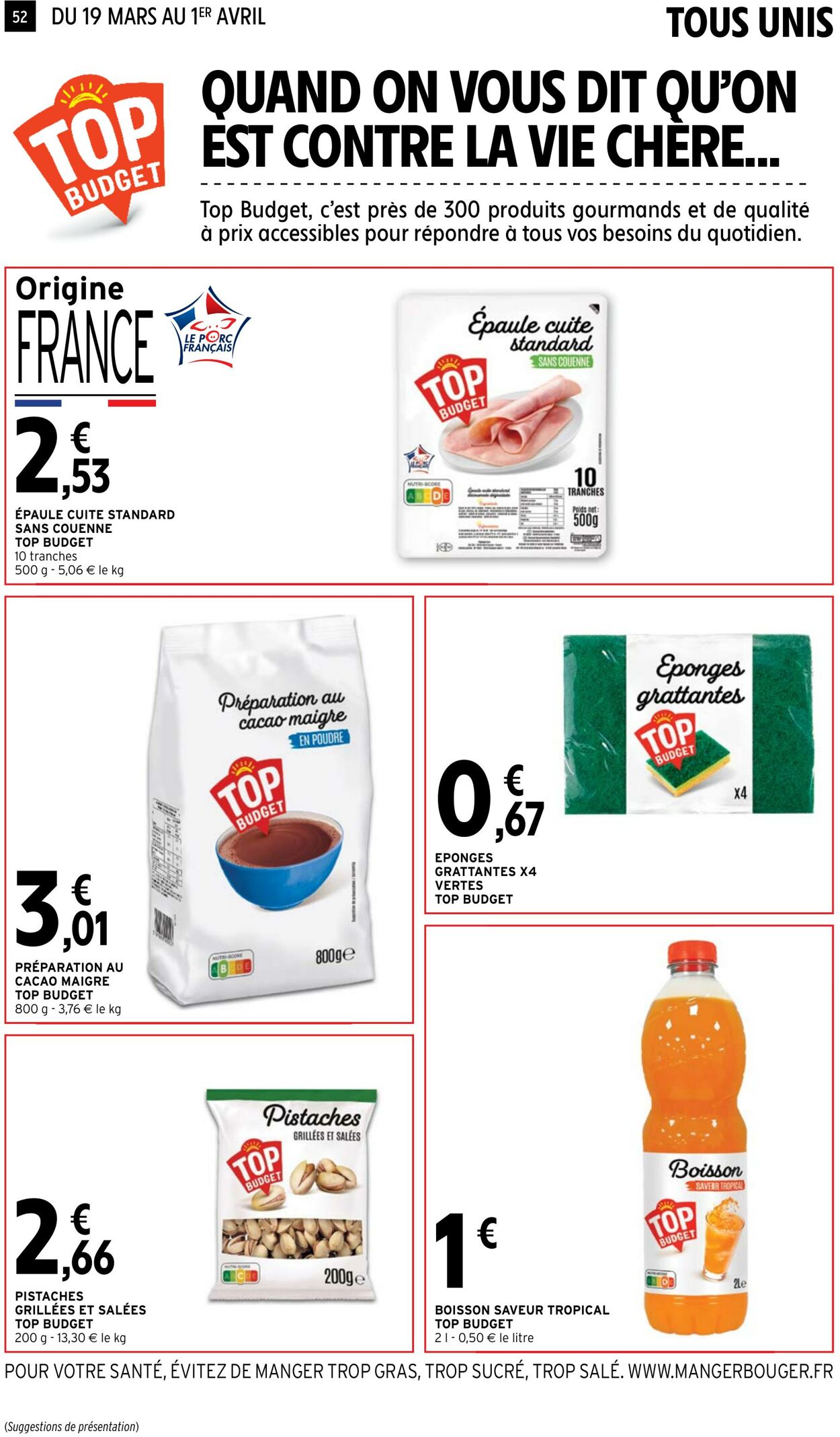 Catalogue Intermarché 19.03.2024 - 01.04.2024