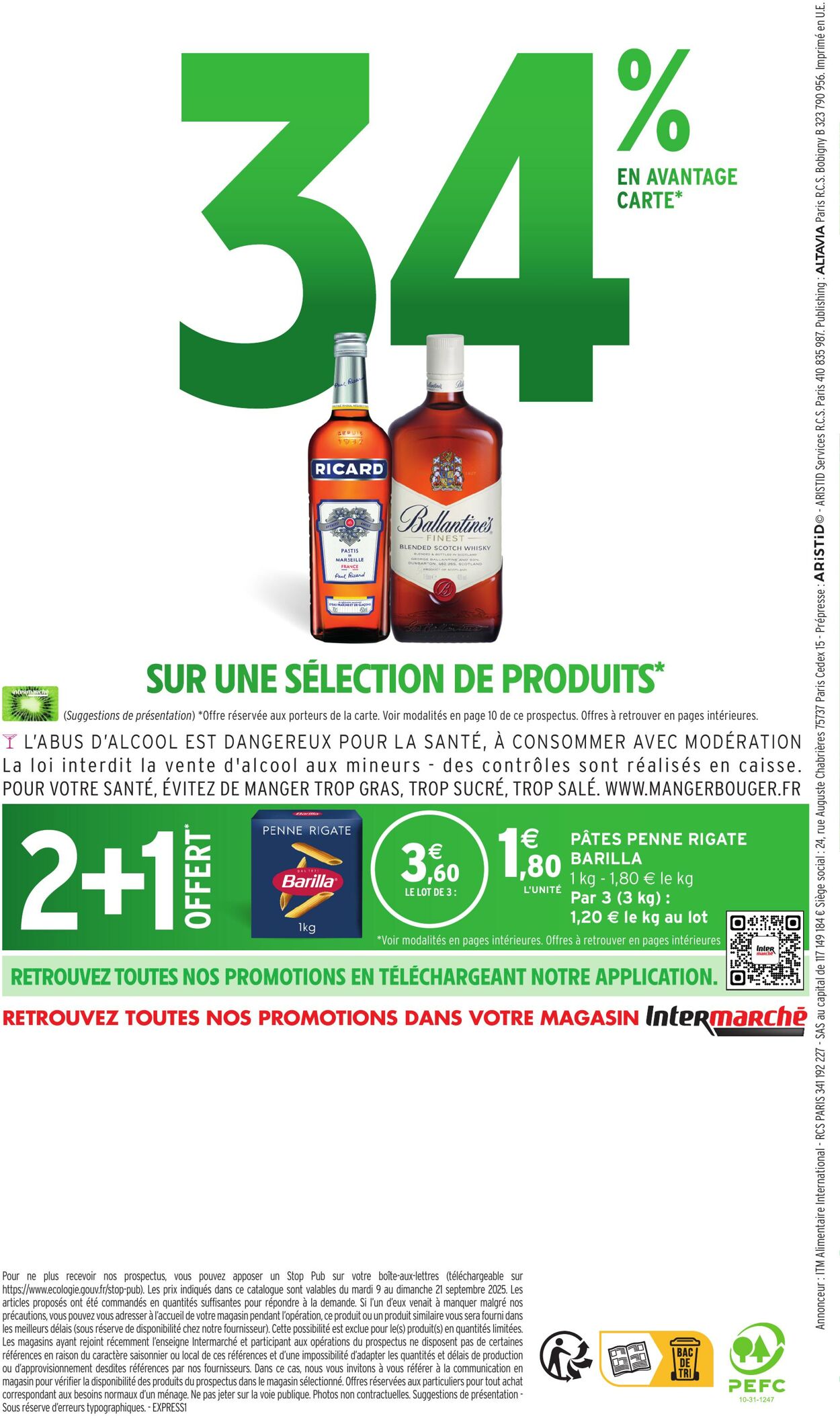 Catalogue Intermarché 09.09.2025 - 21.09.2025