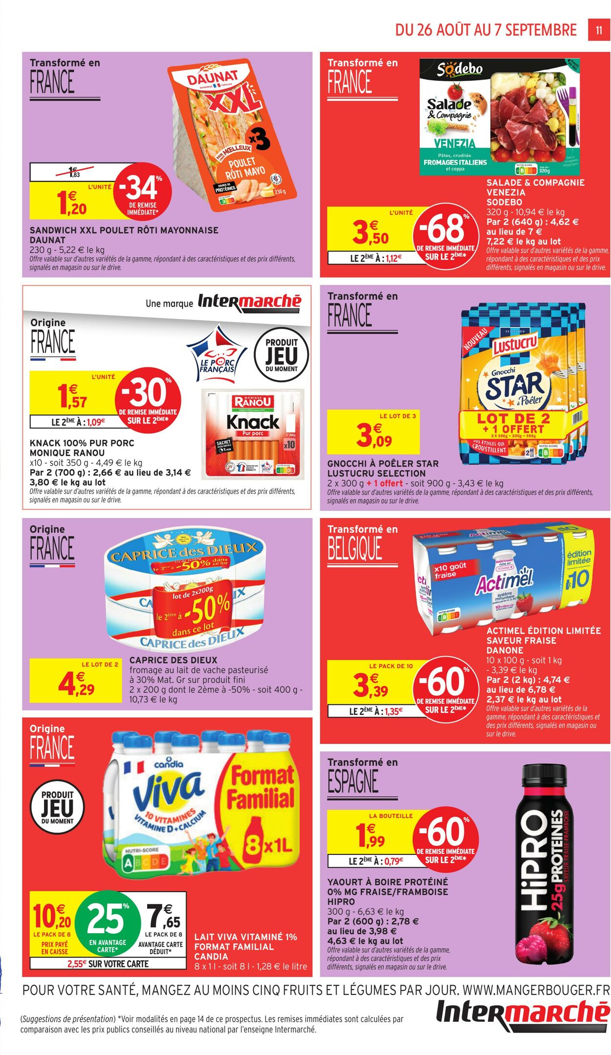 Catalogue Intermarché 26.08.2025 - 07.09.2025