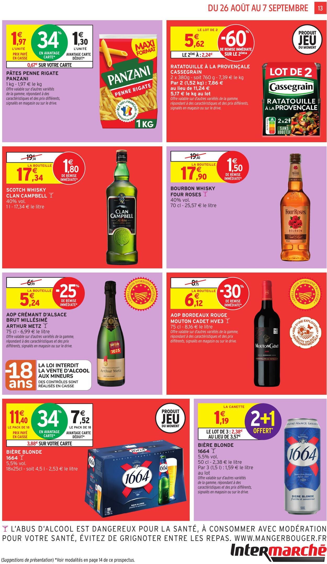 Catalogue Intermarché 26.08.2025 - 07.09.2025