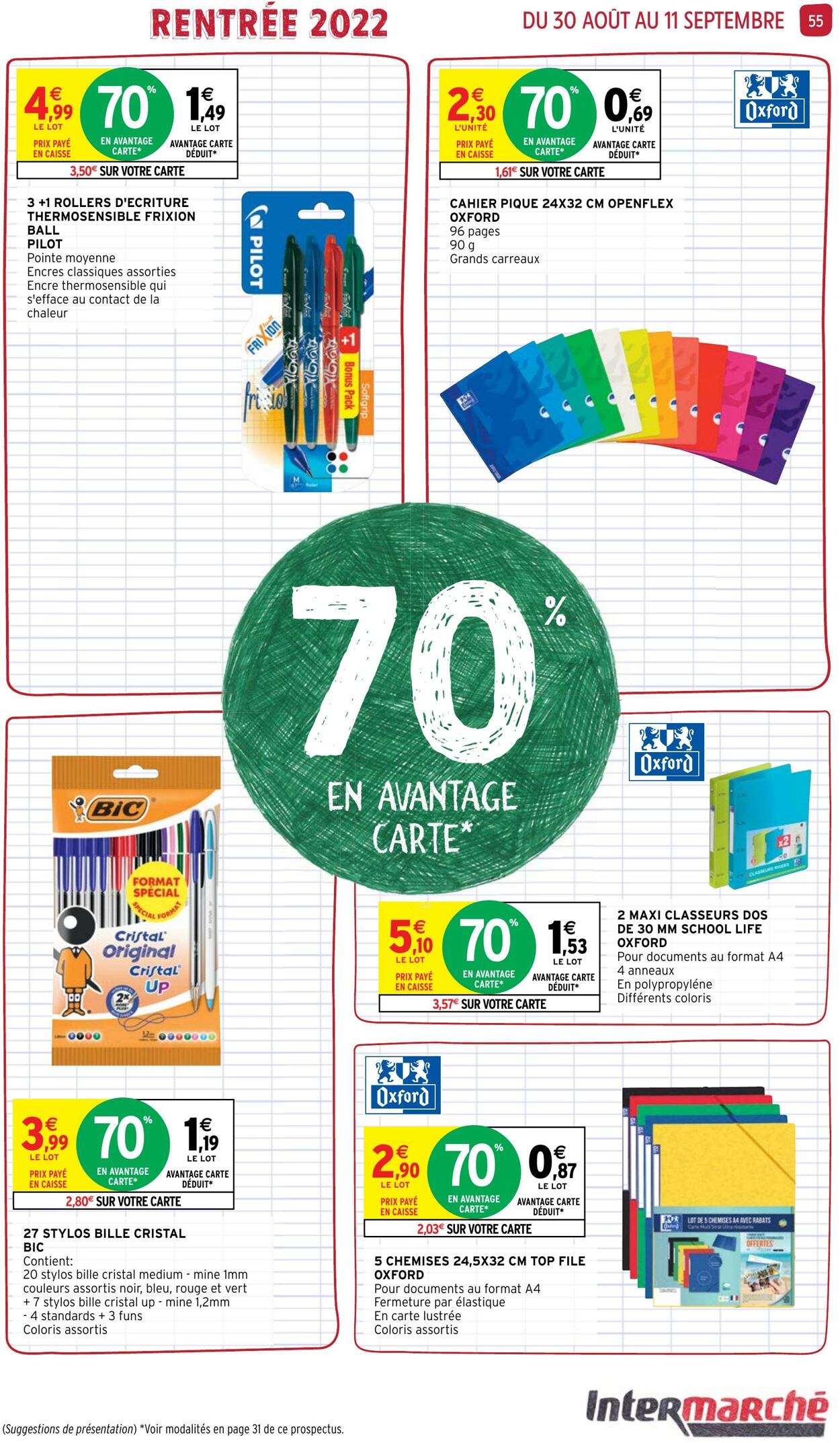 Catalogue Intermarché 30.08.2022 - 11.09.2022