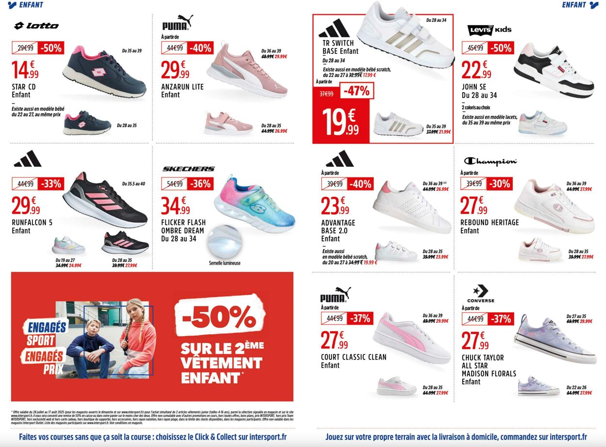 Catalogue Intersport 25.07.2025 - 08.08.2025
