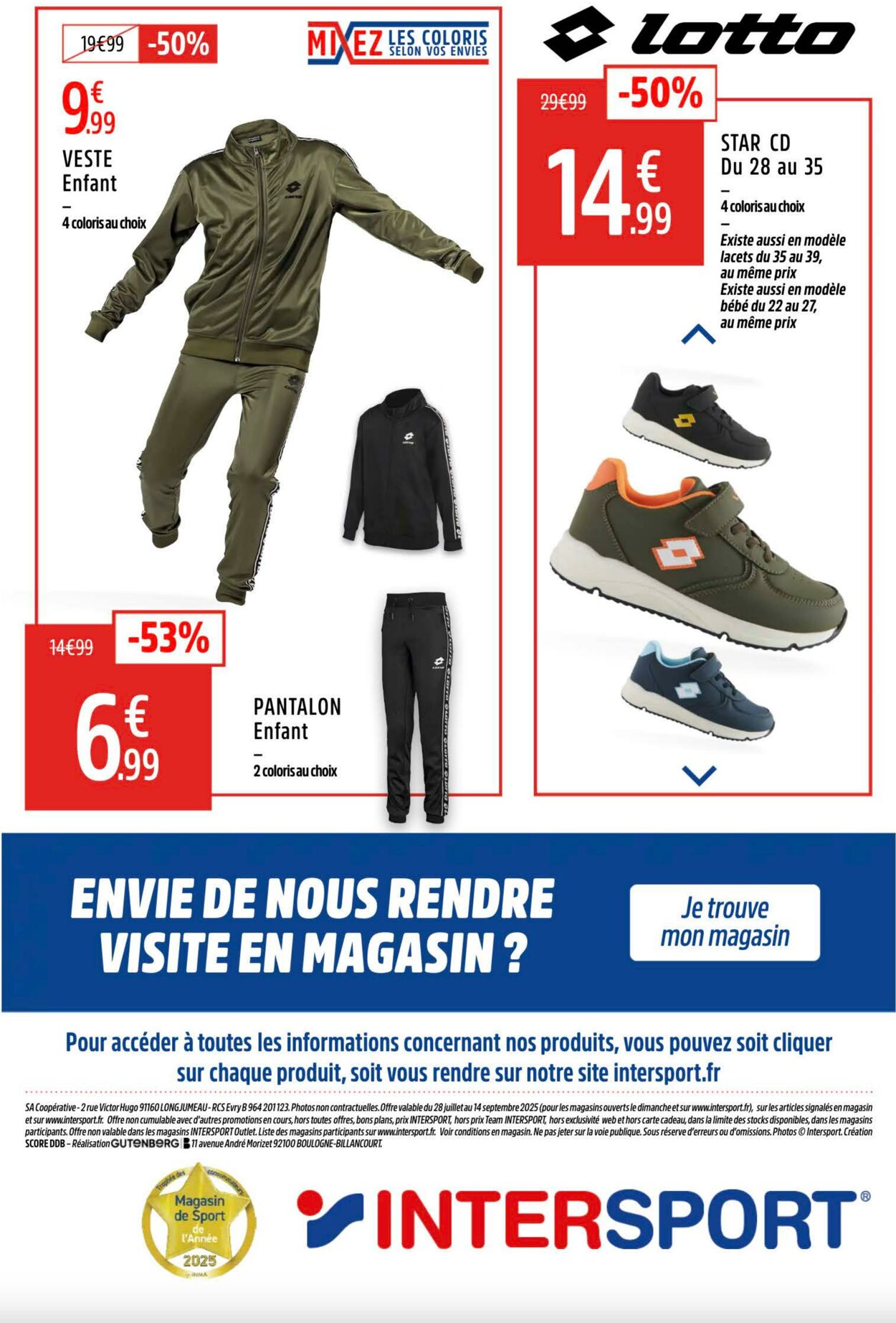 Catalogue Intersport 25.07.2025 - 08.08.2025