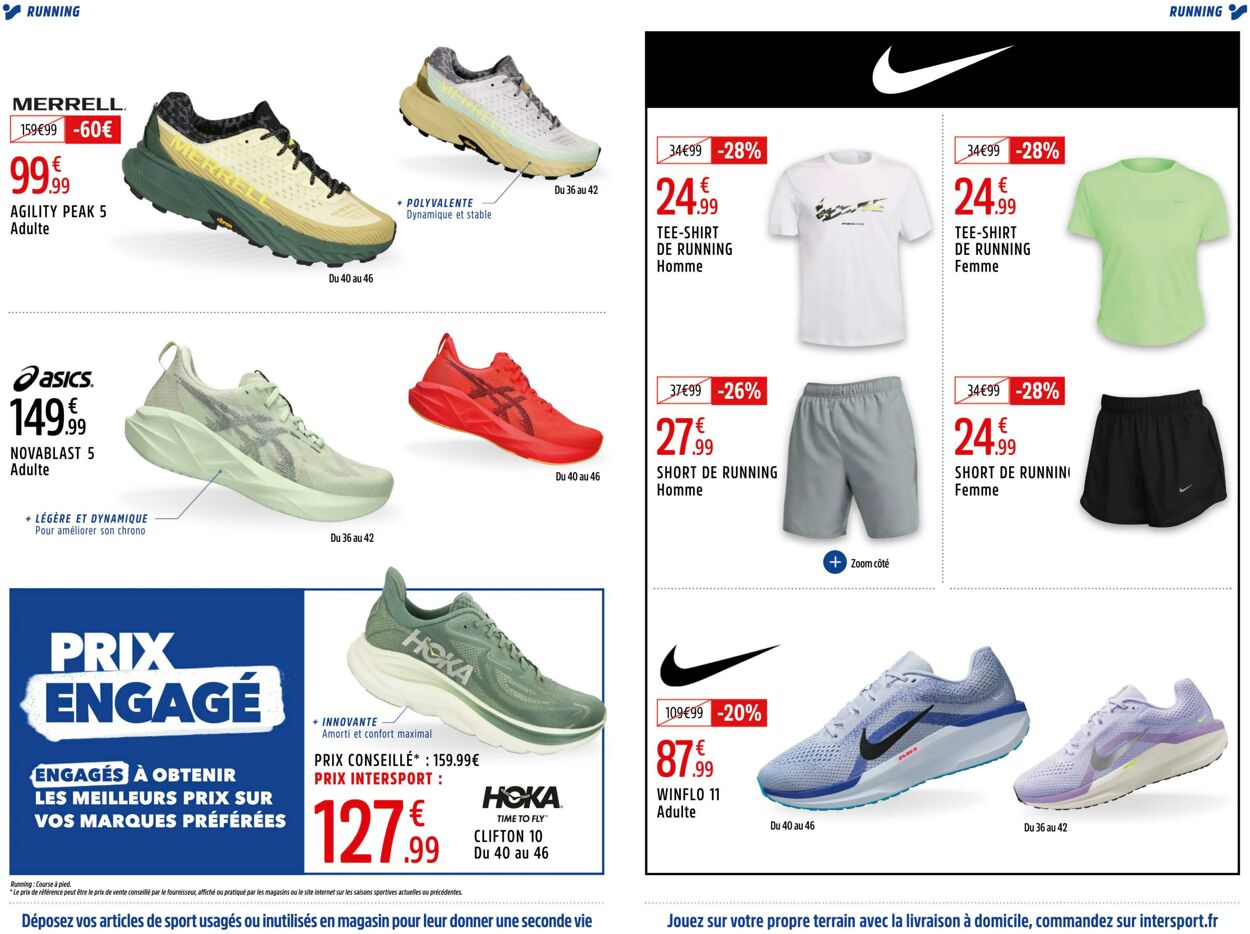 Catalogue Intersport 25.08.2025 - 01.09.2025