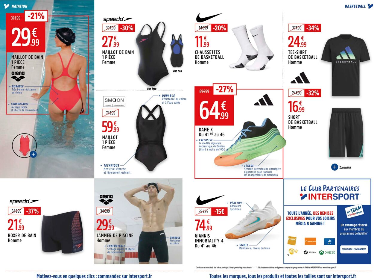 Catalogue Intersport 25.08.2025 - 01.09.2025