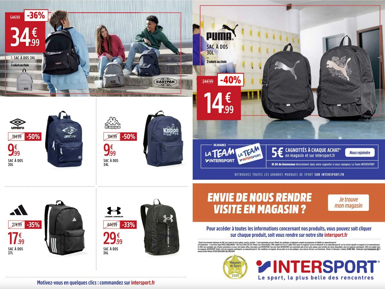 Catalogue Intersport 13.07.2025 - 27.07.2025