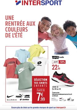 Catalogue Intersport 13.07.2025 - 27.07.2025
