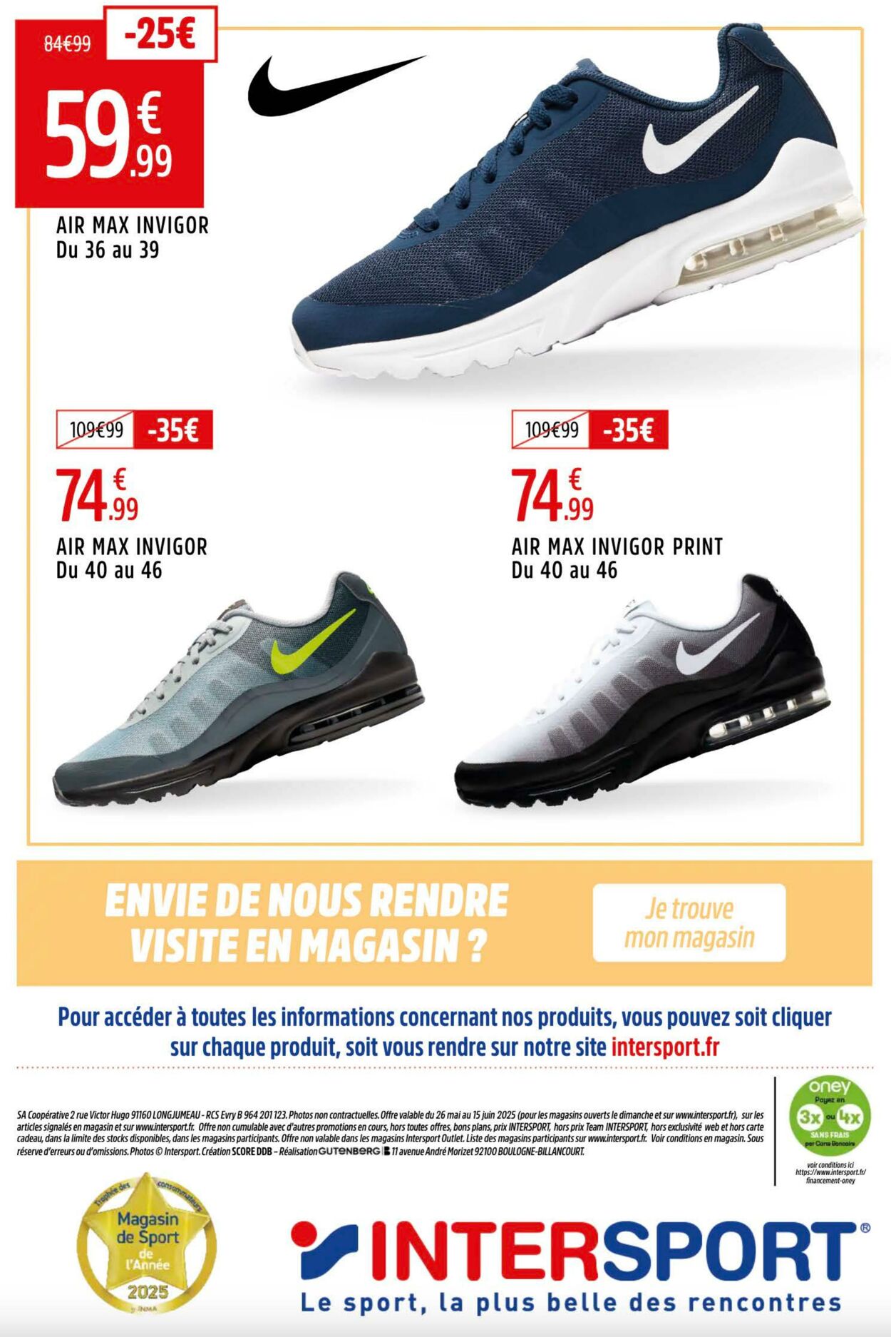Catalogue Intersport 25.05.2025 - 08.06.2025