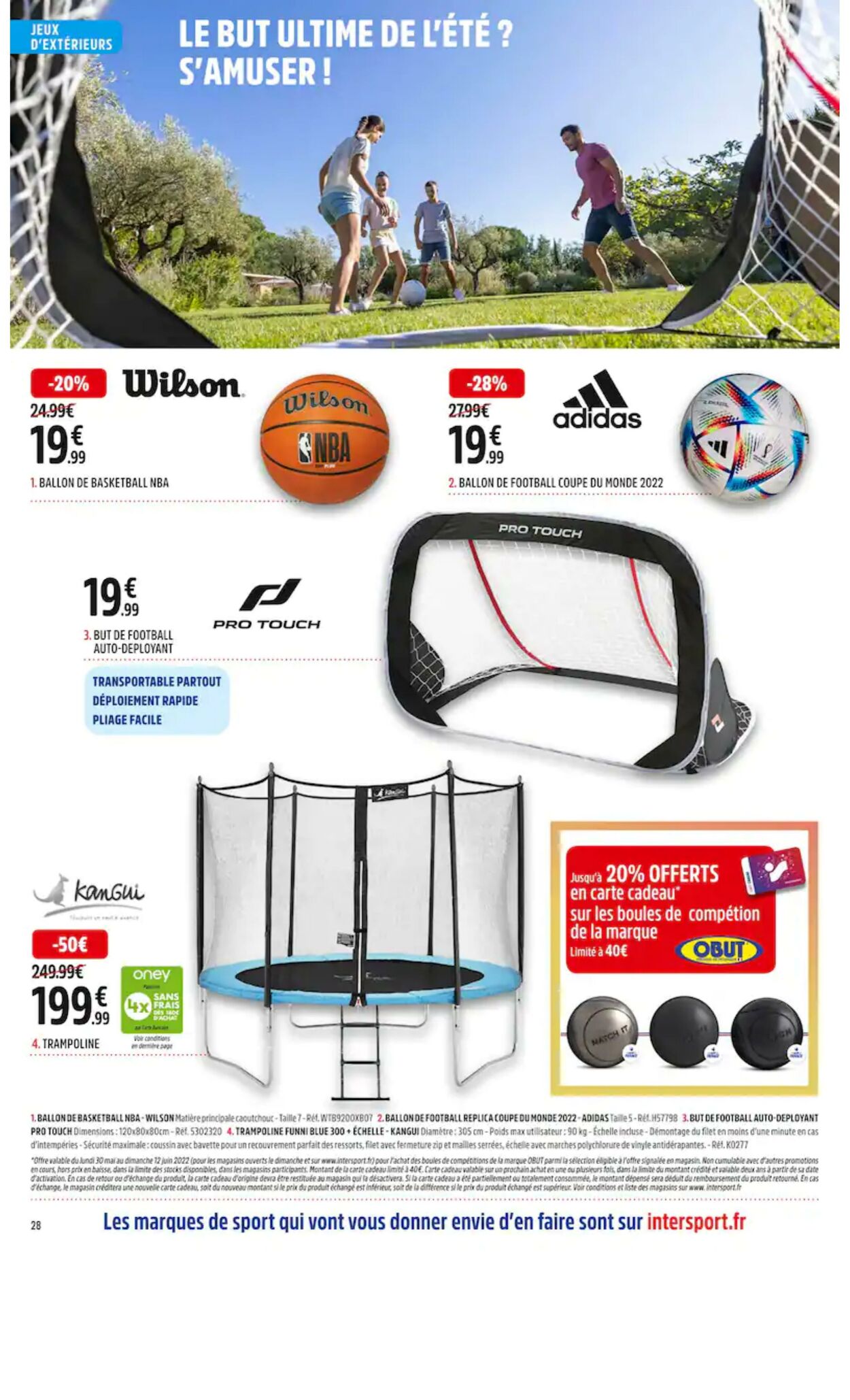 Catalogue Intersport 30.05.2022 - 12.06.2022