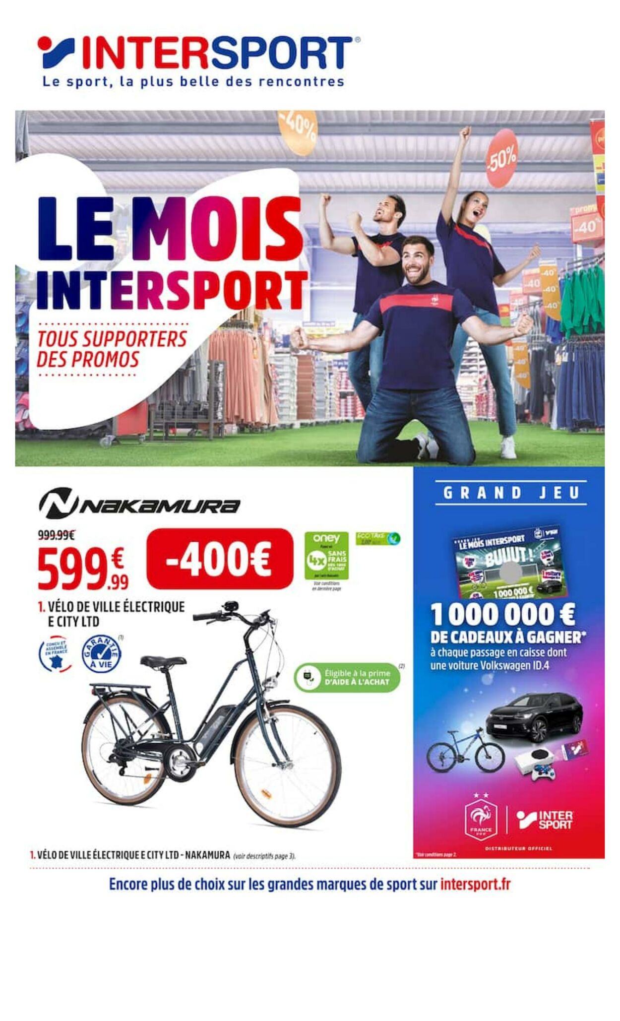 Catalogue Intersport 26.09.2022 - 08.10.2022