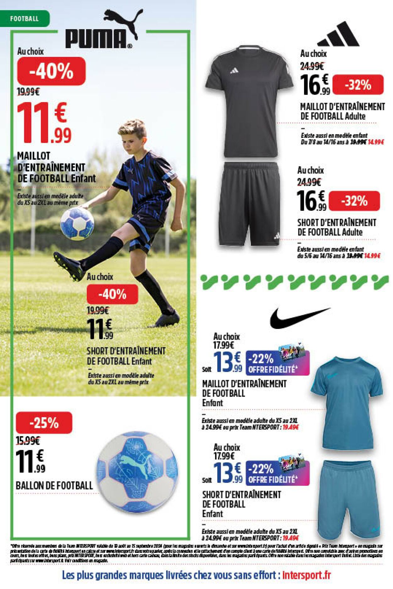 Catalogue Intersport 19.08.2024 - 15.09.2024