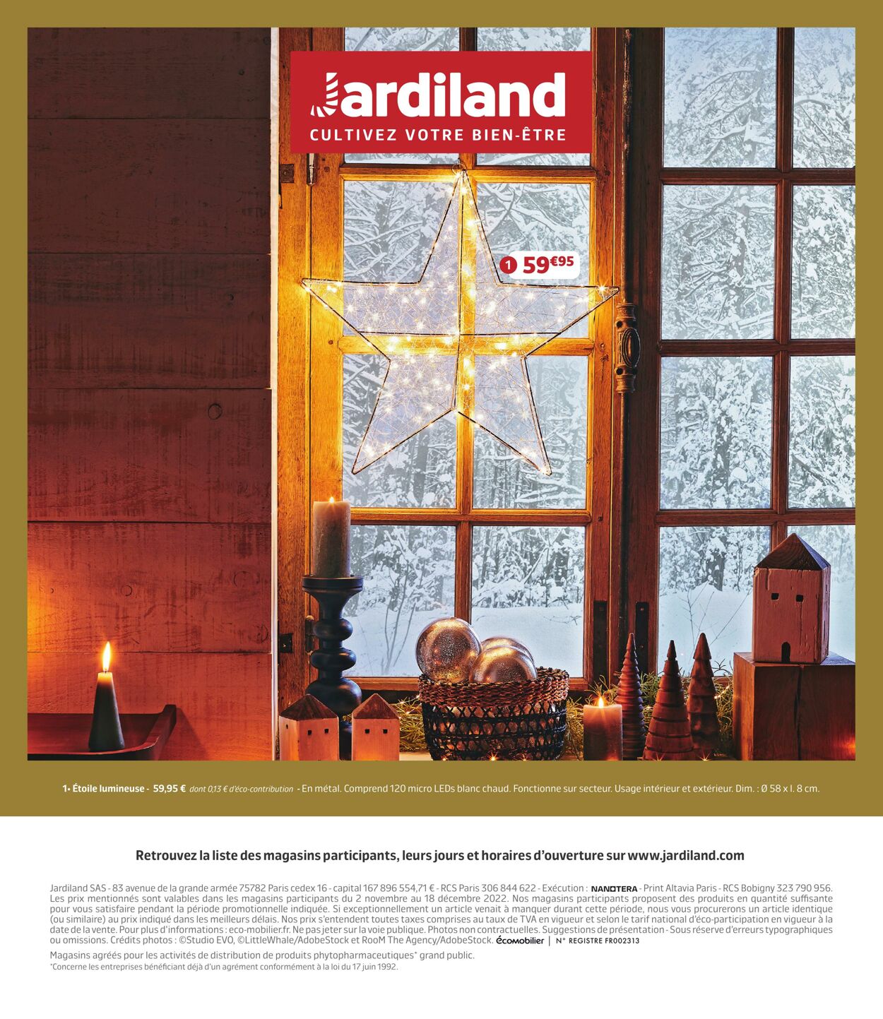Catalogue Jardiland 02.11.2022 - 18.12.2022