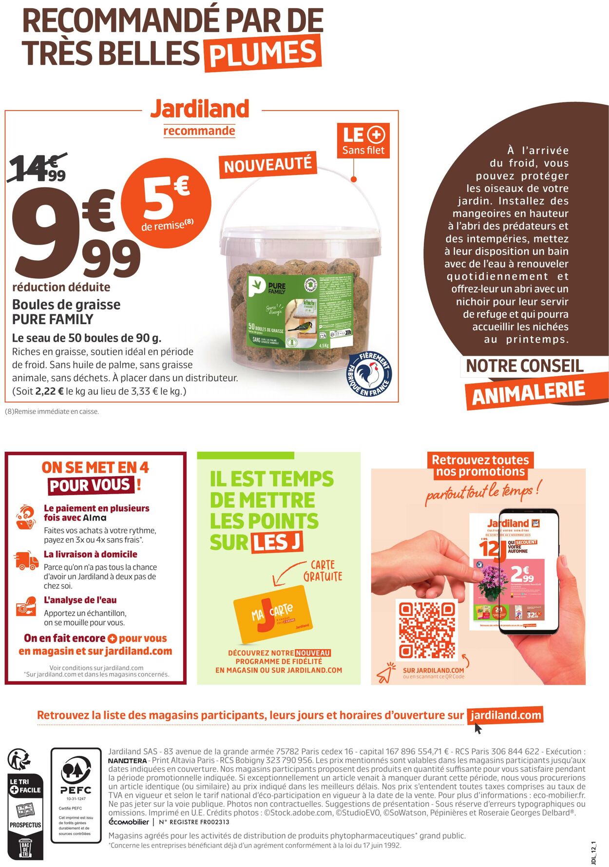 Catalogue Jardiland 21.10.2025 - 02.11.2025
