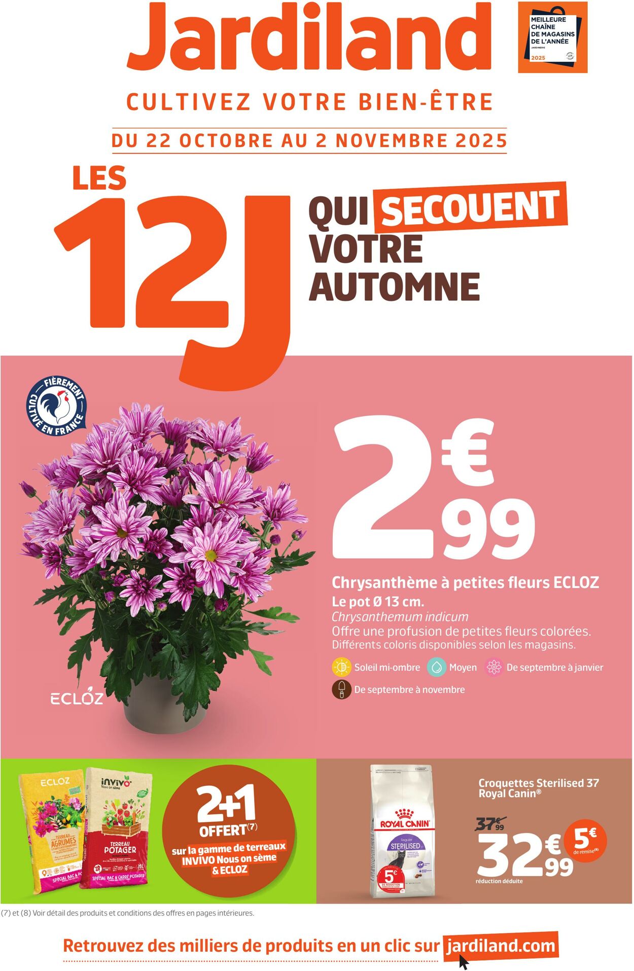 Catalogue Jardiland 21.10.2025 - 02.11.2025