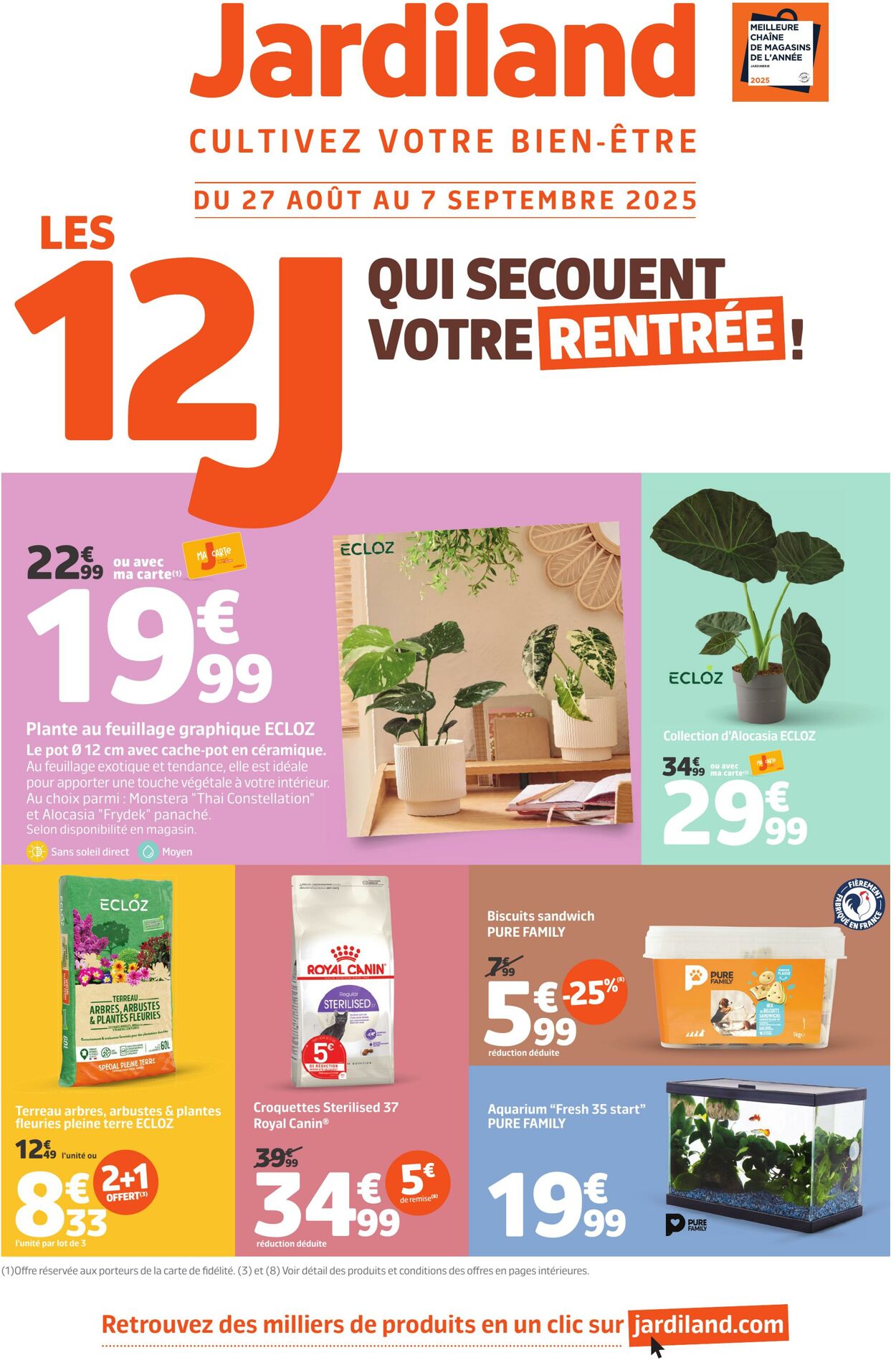 Catalogue Jardiland 26.08.2025 - 07.09.2025
