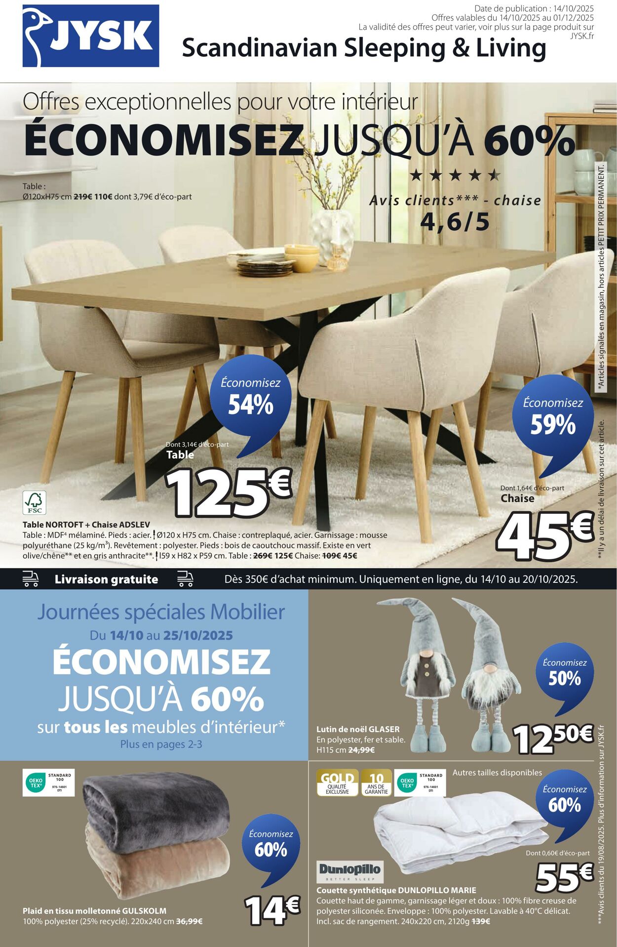 Catalogue JYSK 15.10.2025 - 29.10.2025