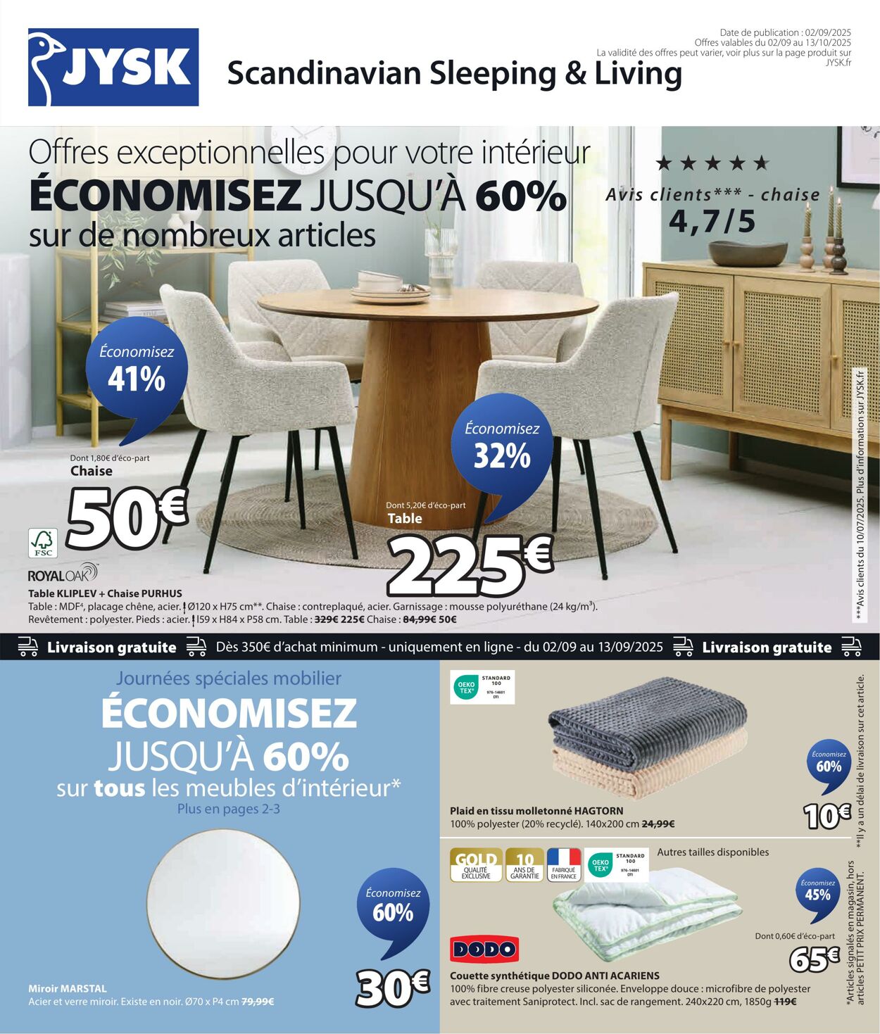 Catalogue JYSK 02.09.2025 - 16.09.2025
