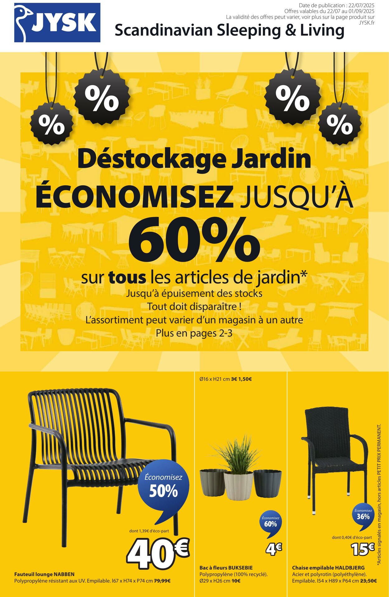 Catalogue JYSK 22.07.2025 - 05.08.2025
