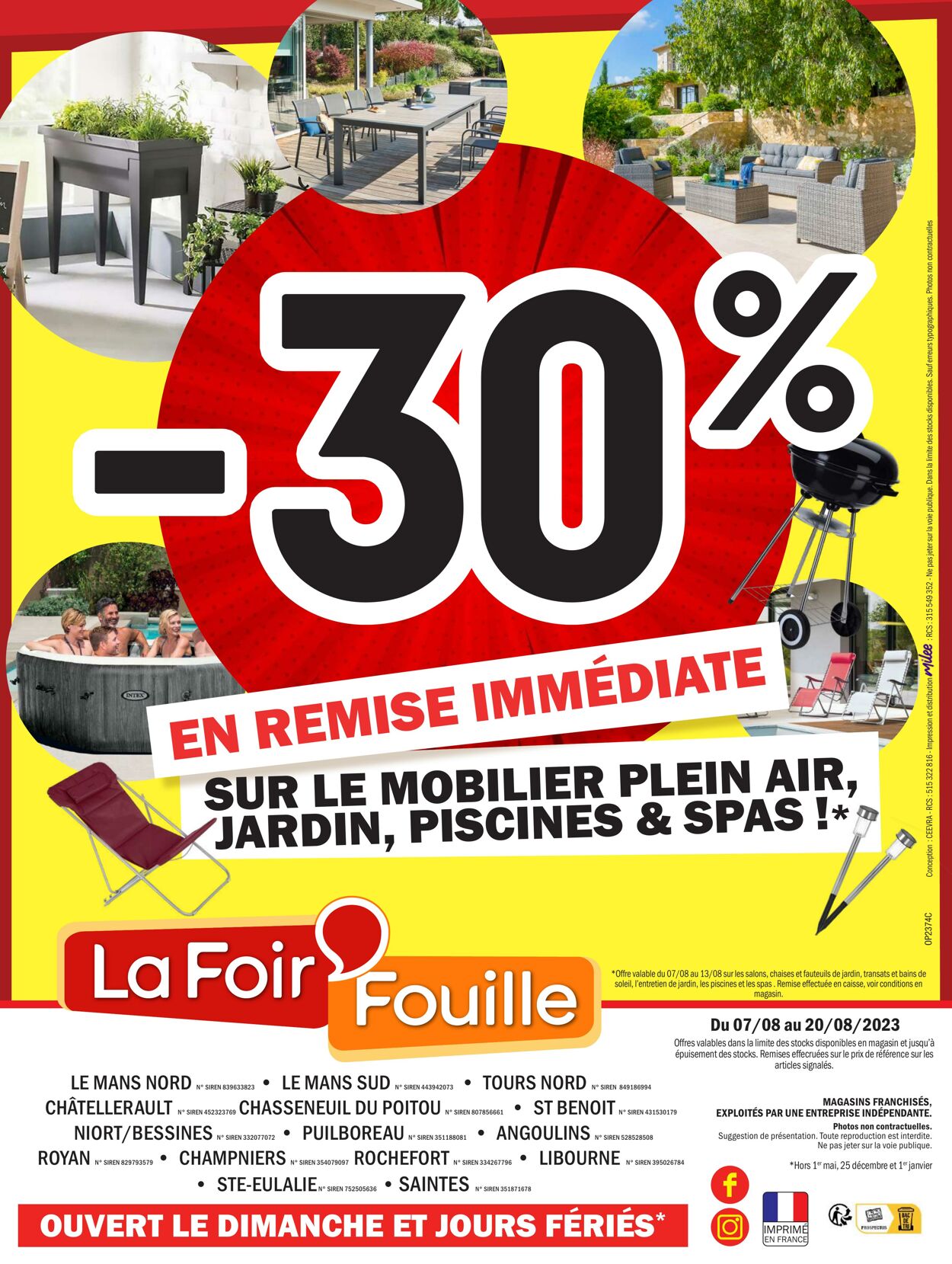 Catalogue La Foir’Fouille 07.08.2023 - 20.08.2023