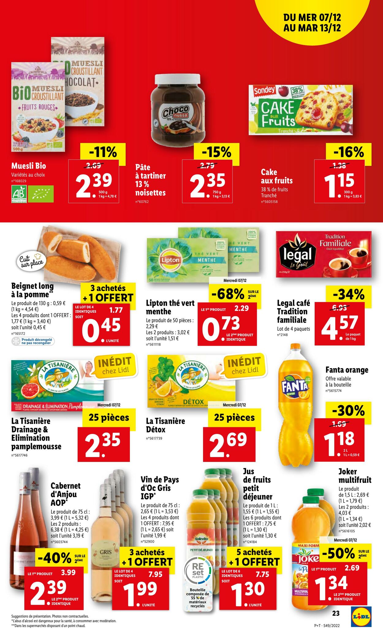 Catalogue Lidl 07.12.2022 - 13.12.2022