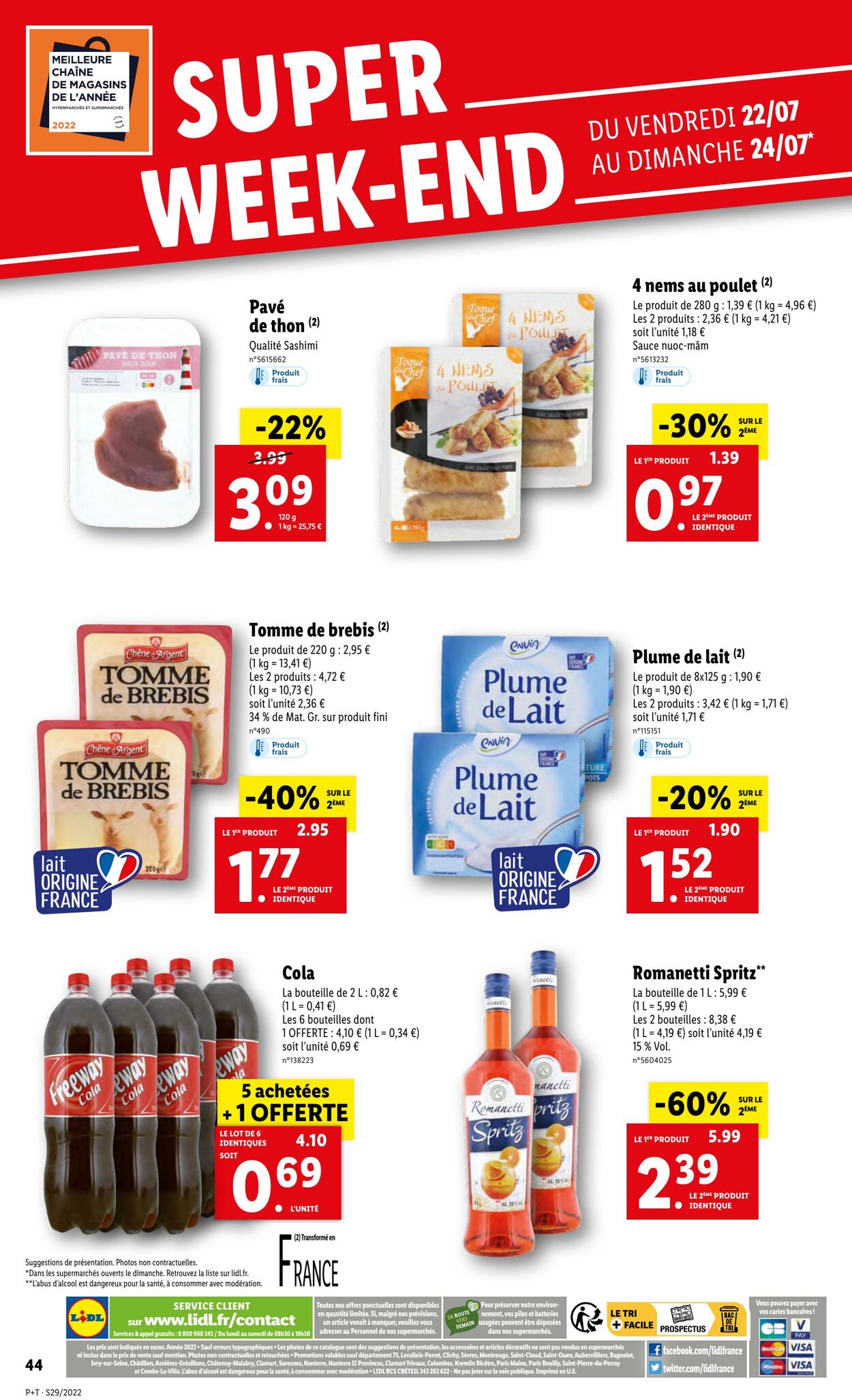 Catalogue Lidl 20.07.2022 - 26.07.2022