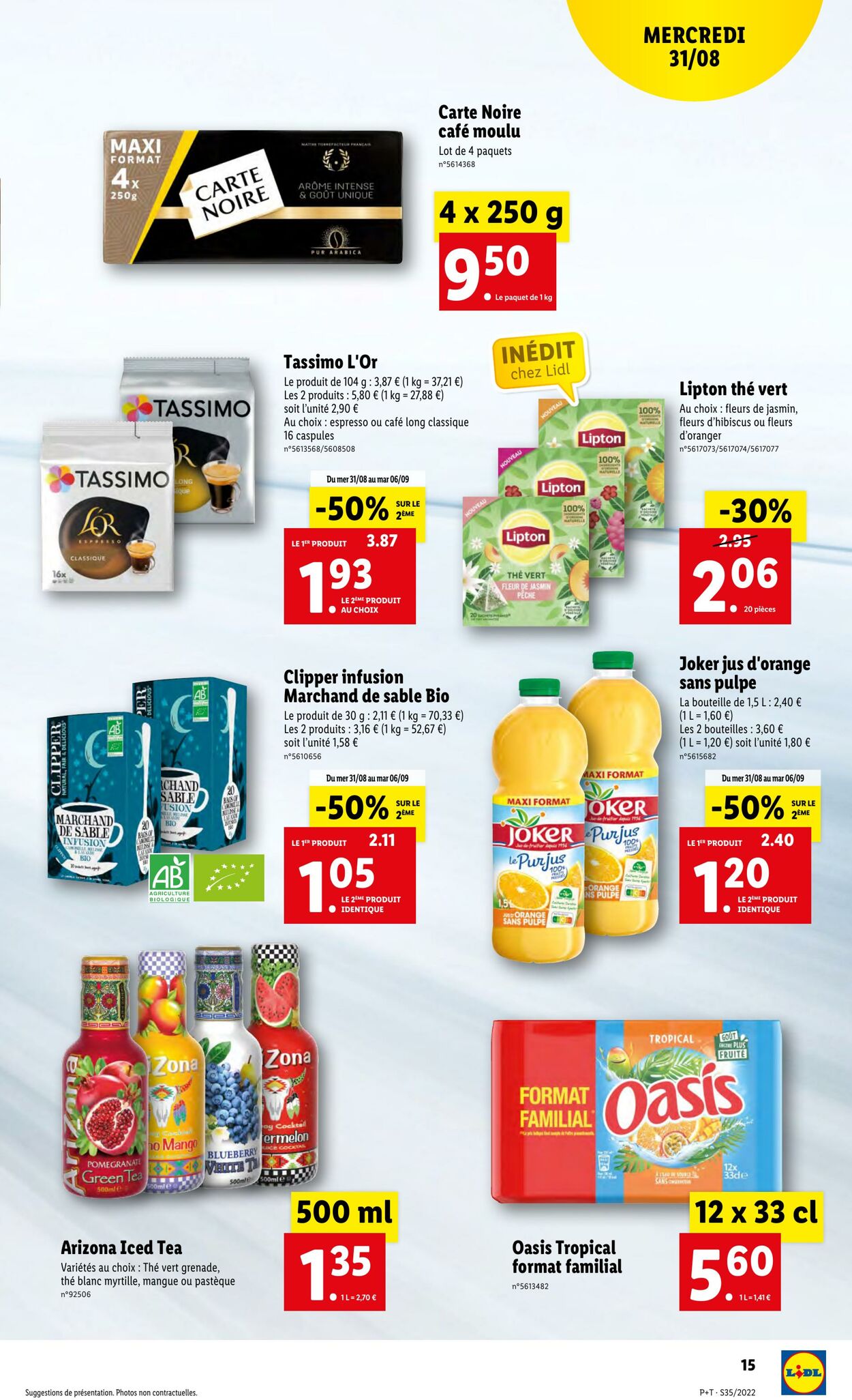 Catalogue Lidl 31.08.2022 - 06.09.2022