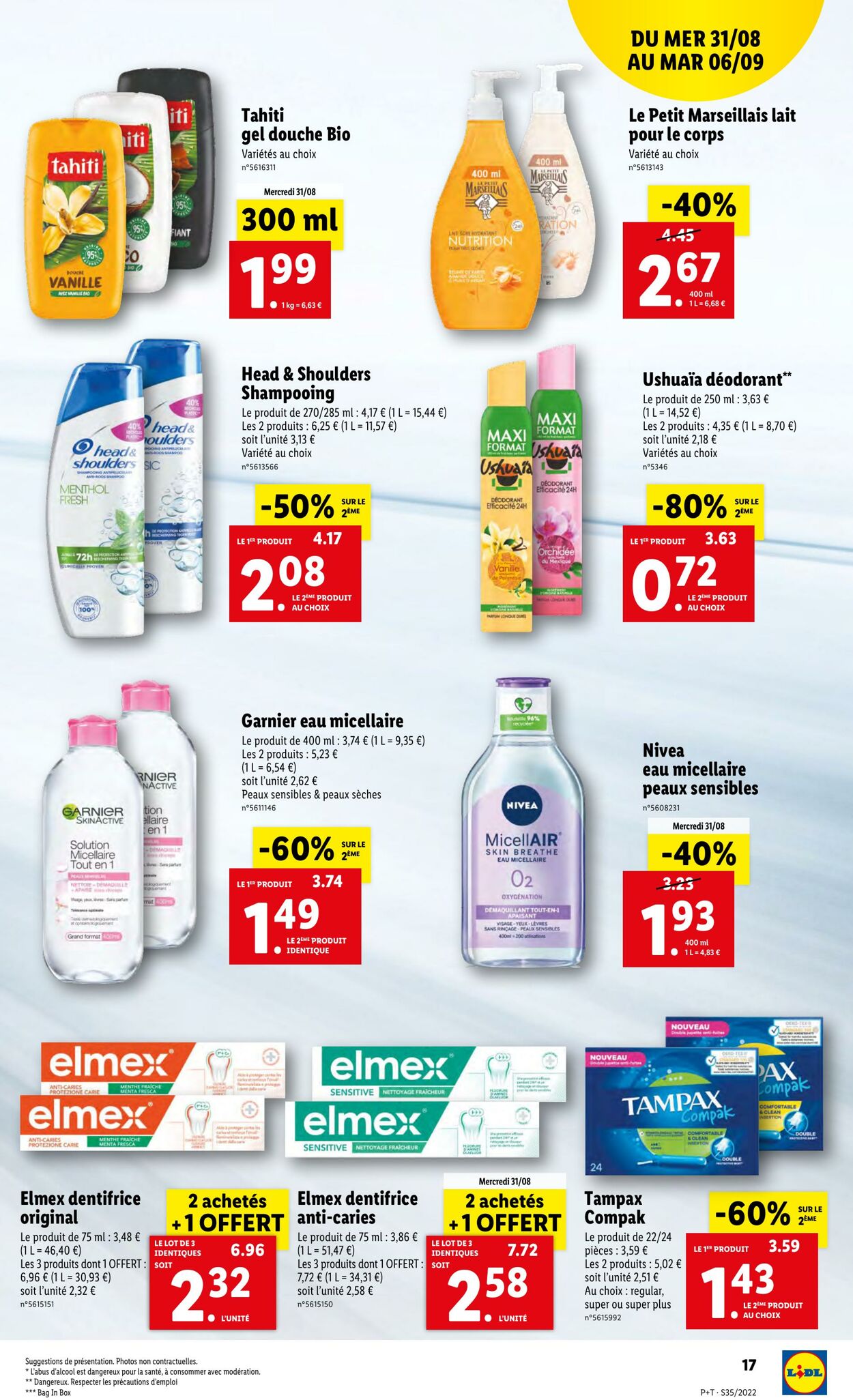 Catalogue Lidl 31.08.2022 - 06.09.2022