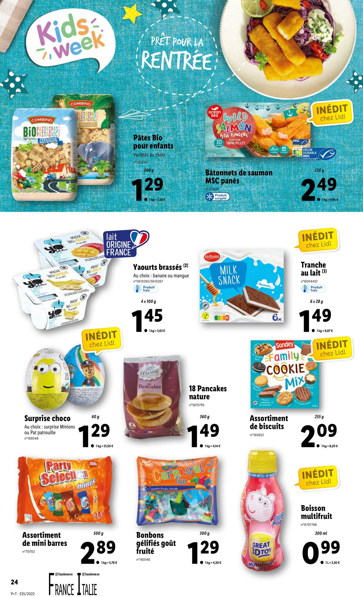 Catalogue Lidl 31.08.2022 - 06.09.2022