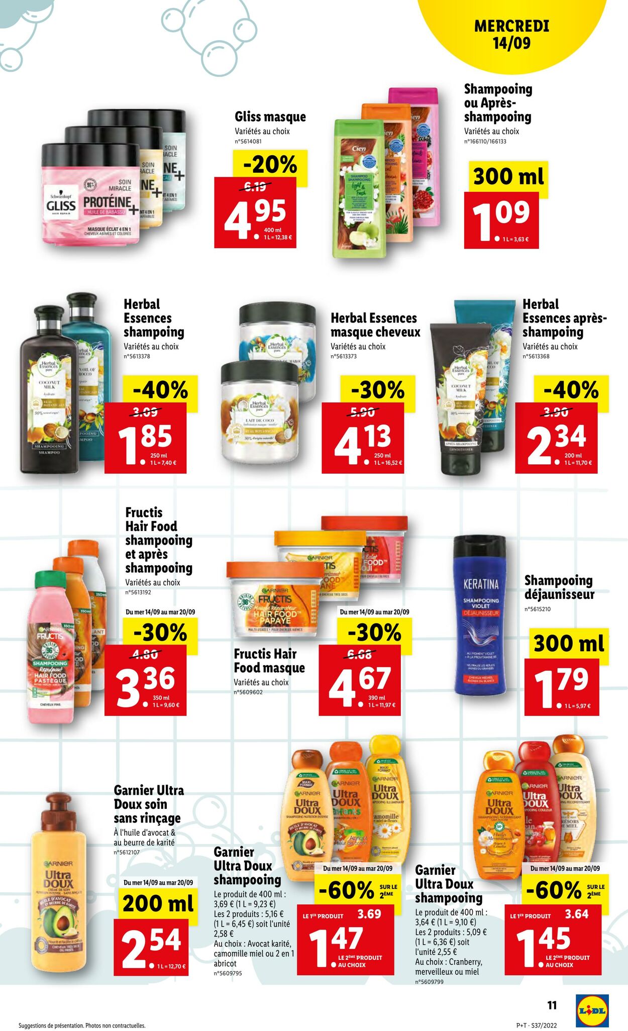 Catalogue Lidl 14.09.2022 - 20.09.2022