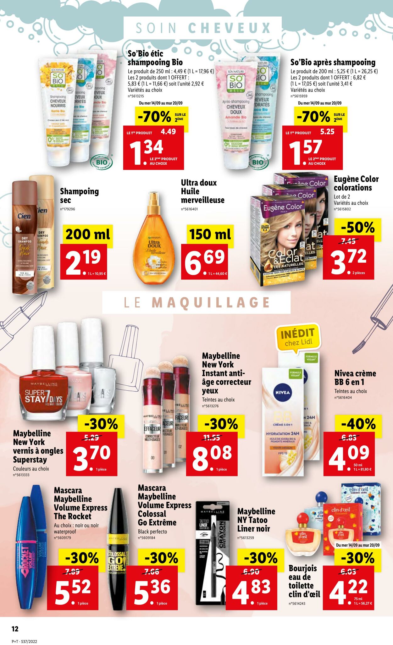 Catalogue Lidl 14.09.2022 - 20.09.2022