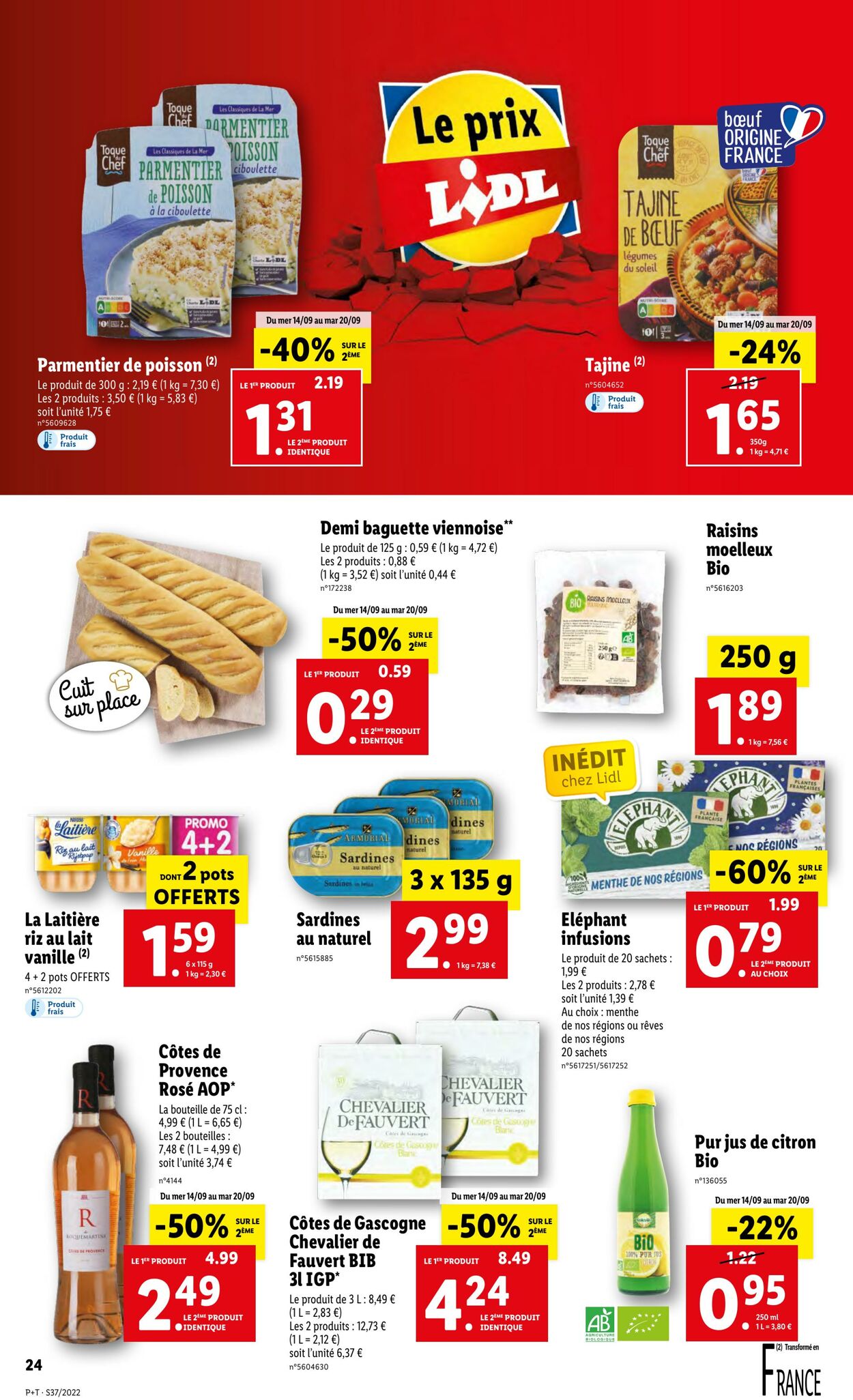 Catalogue Lidl 14.09.2022 - 20.09.2022