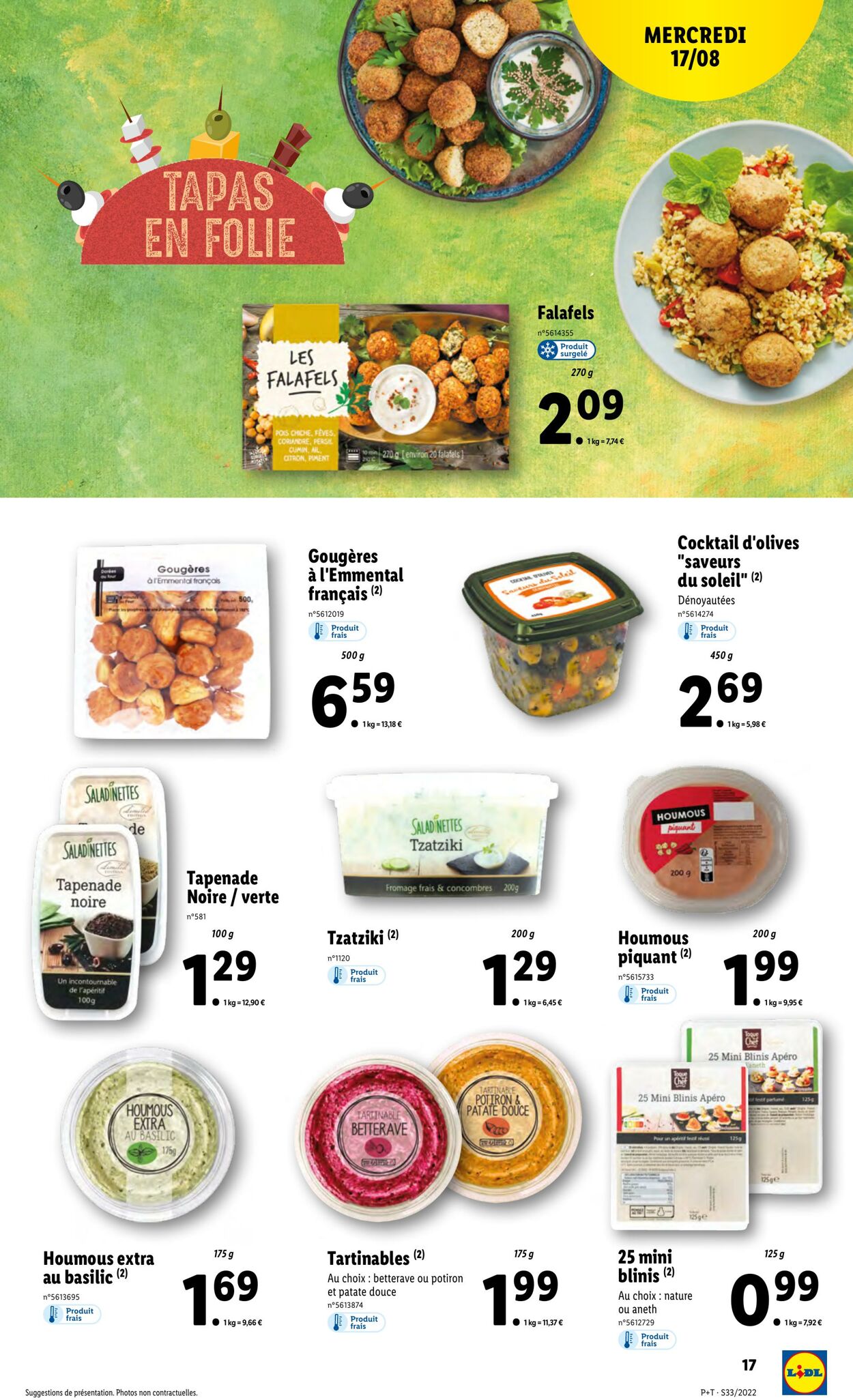 Catalogue Lidl 17.08.2022 - 23.08.2022