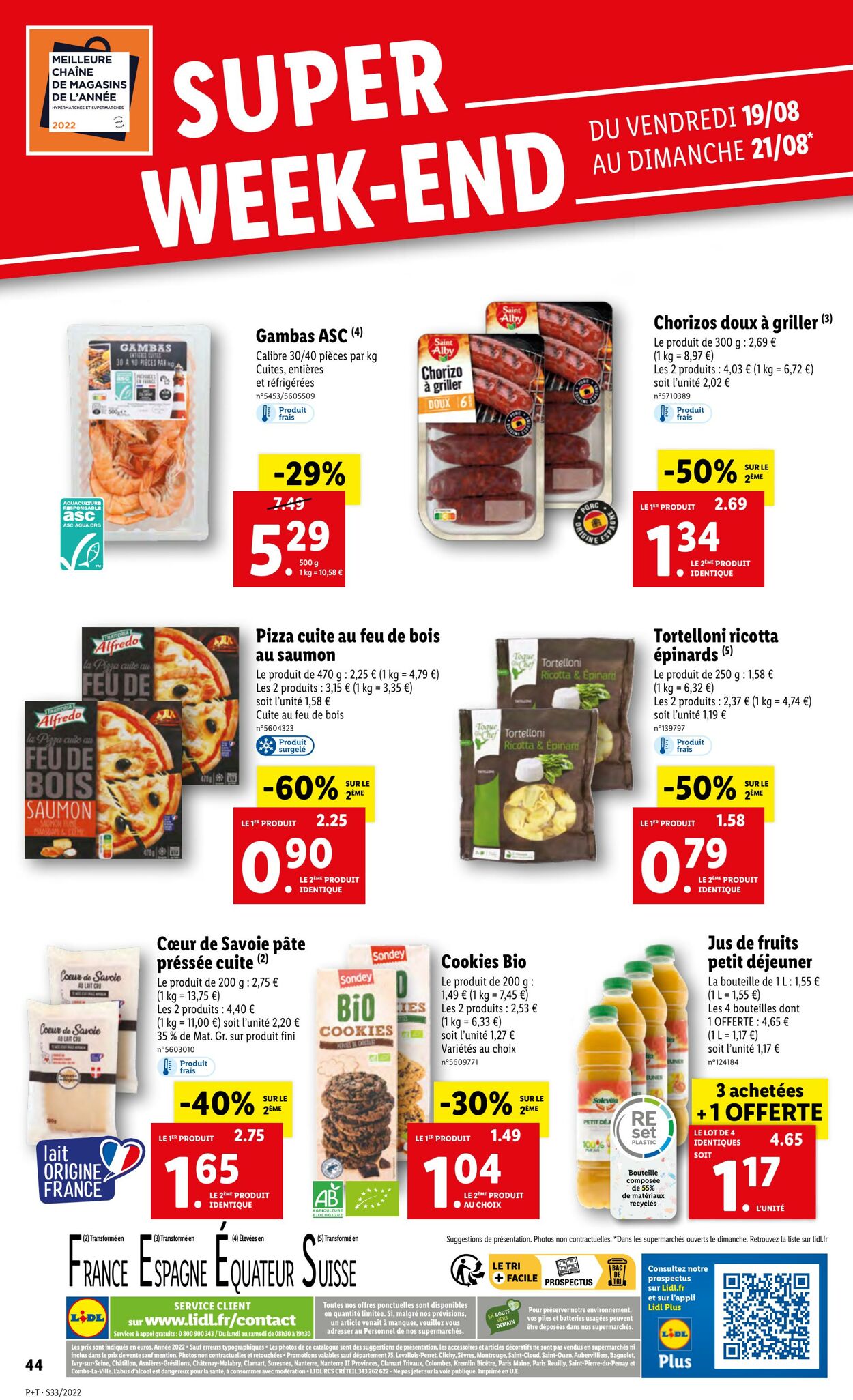 Catalogue Lidl 17.08.2022 - 23.08.2022