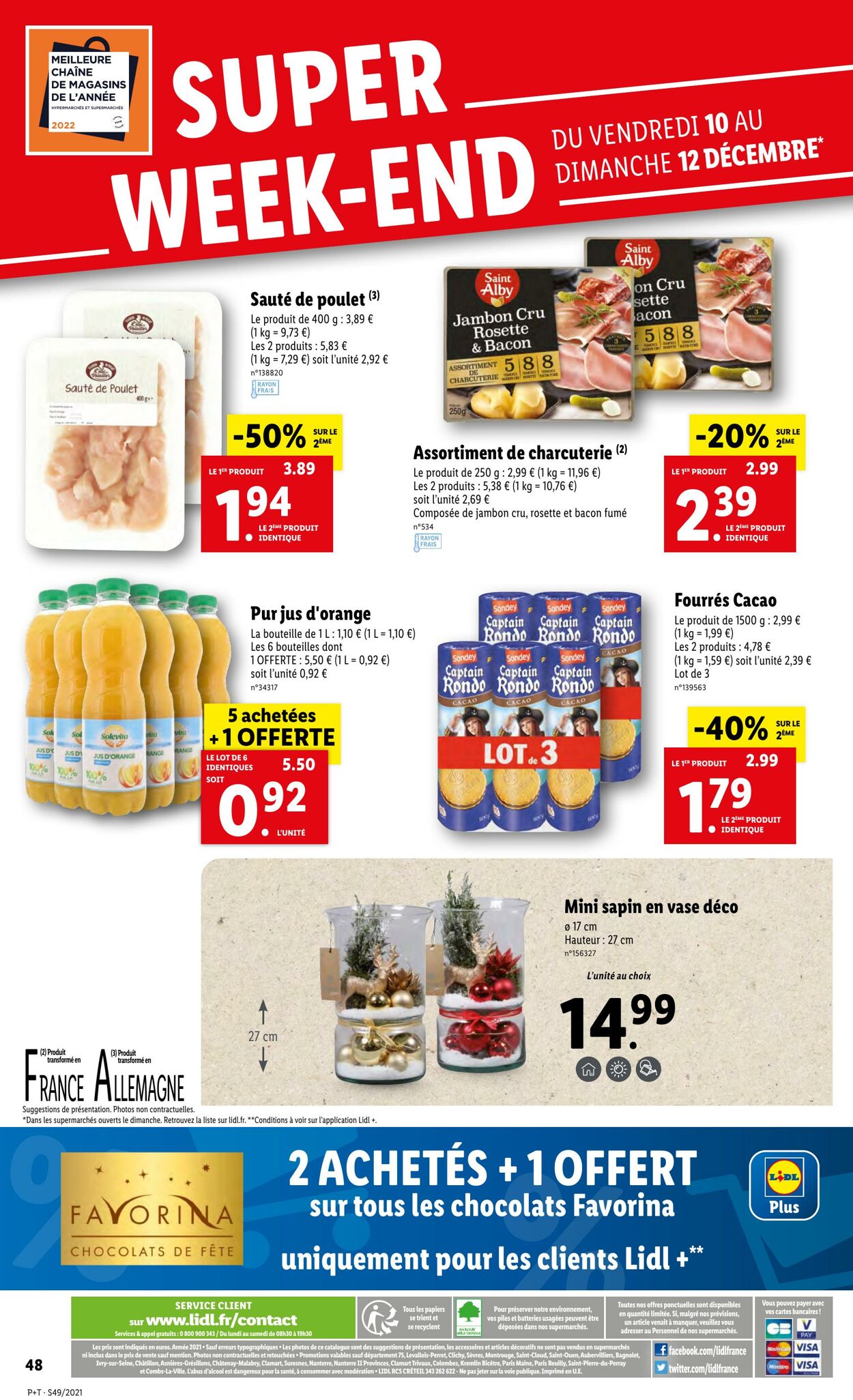 Catalogue Lidl 08.12.2021 - 14.12.2021