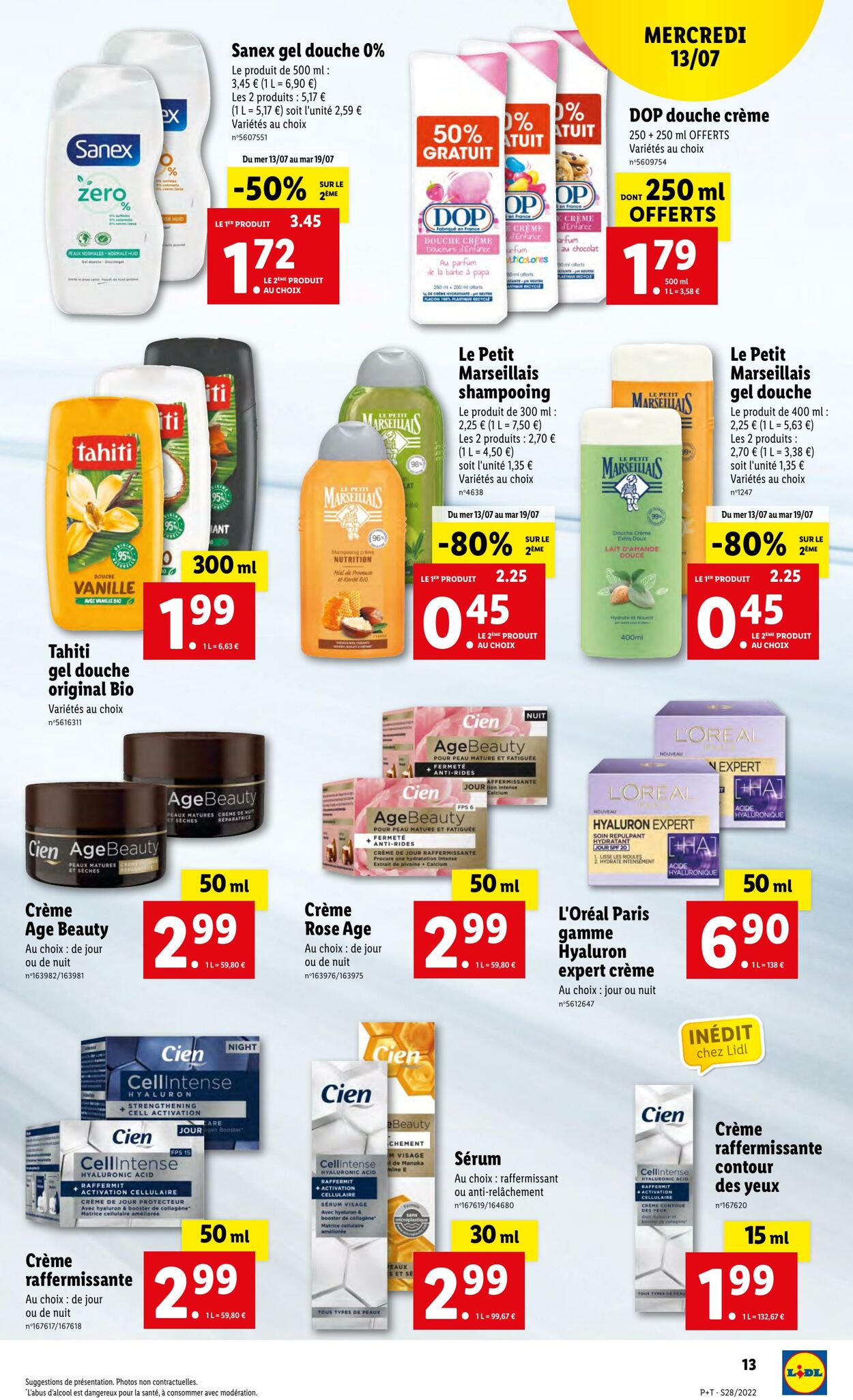 Catalogue Lidl 13.07.2022 - 19.07.2022