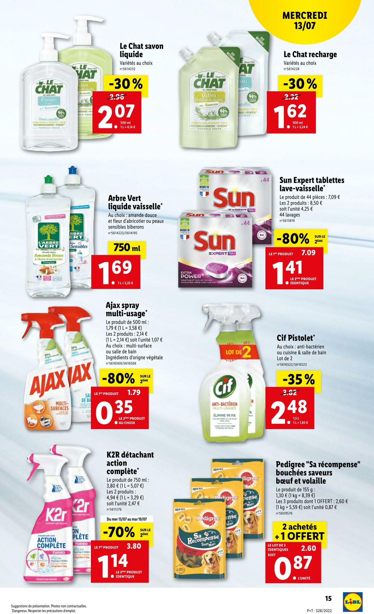 Catalogue Lidl 13.07.2022 - 19.07.2022