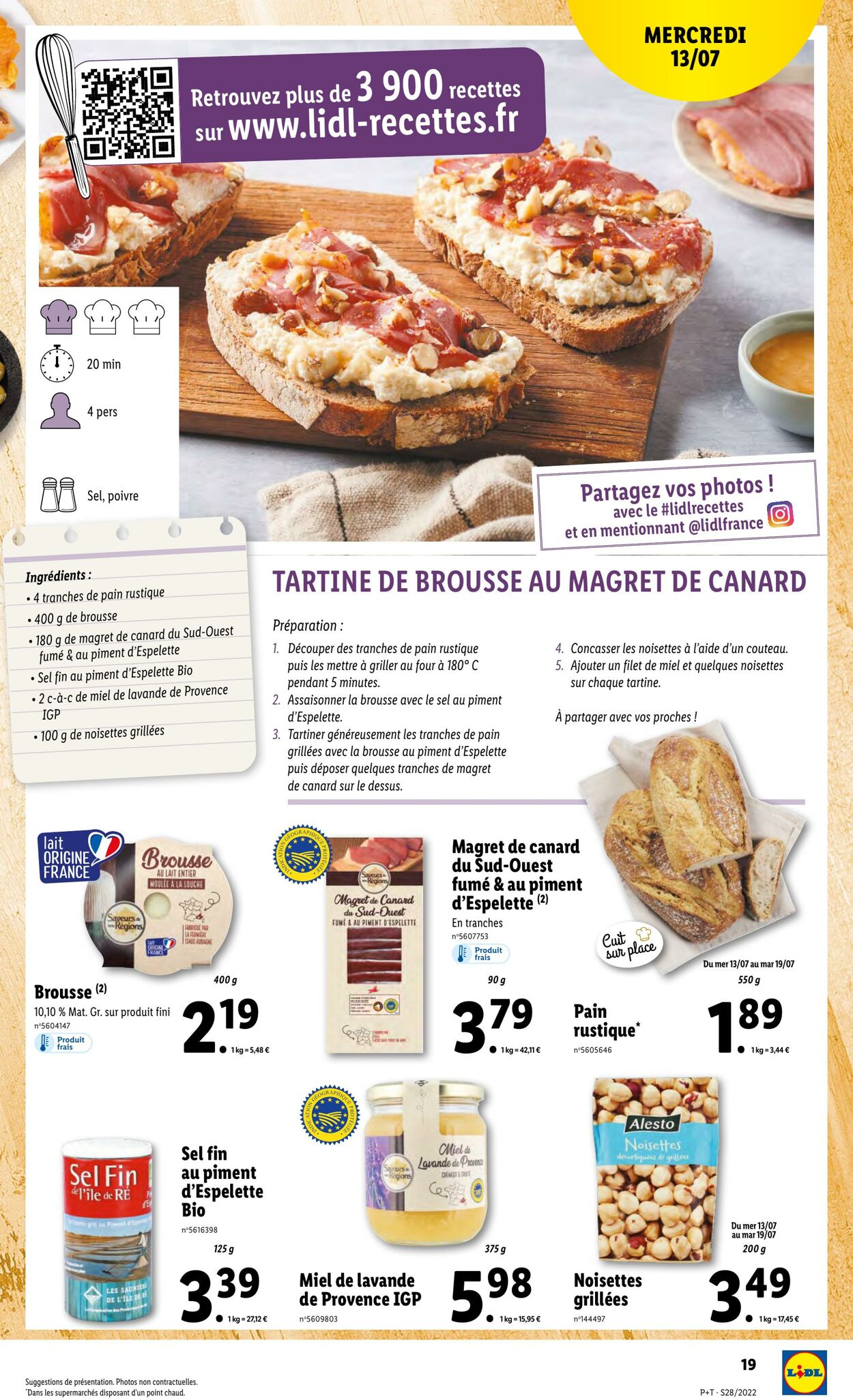 Catalogue Lidl 13.07.2022 - 19.07.2022