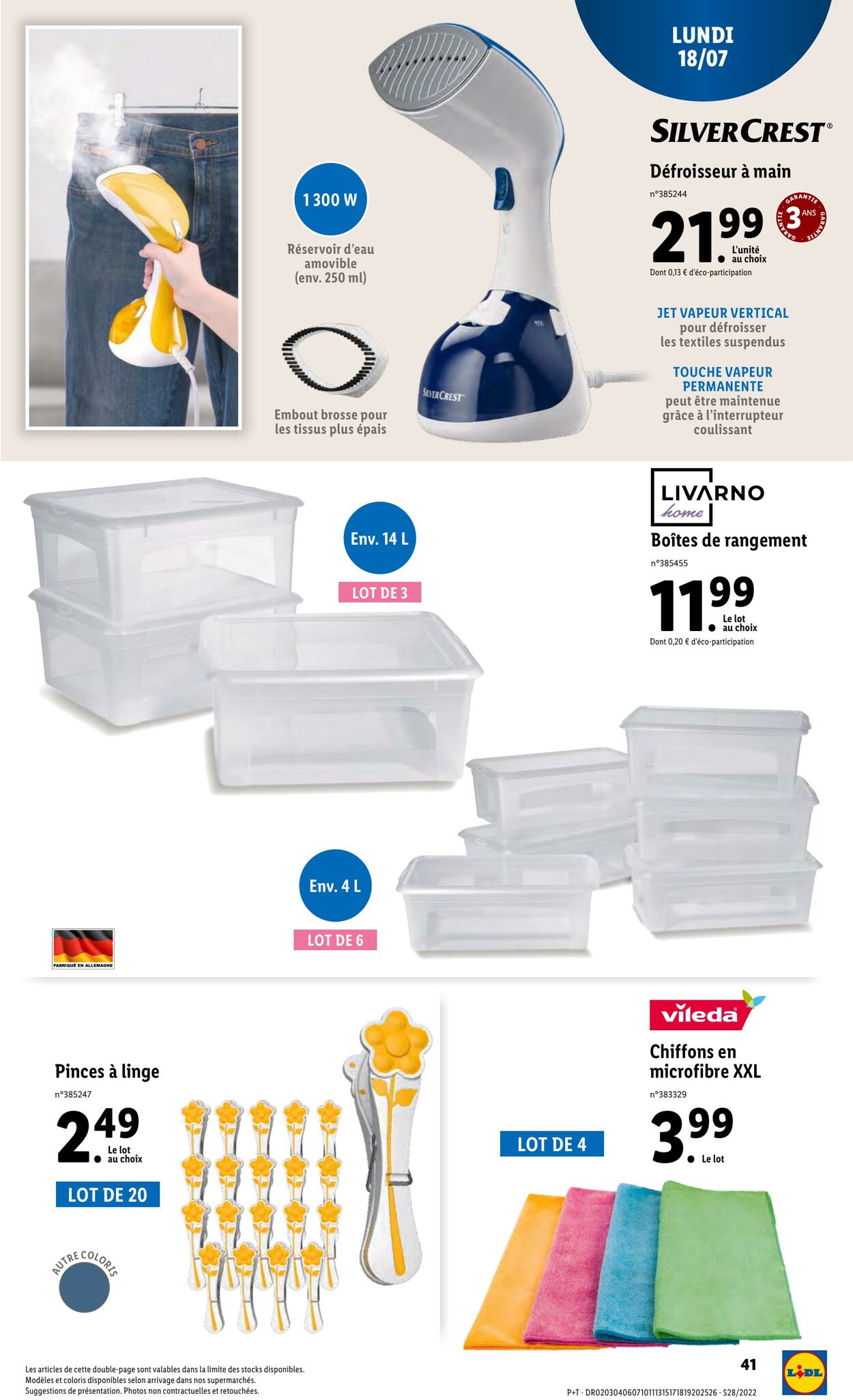 Catalogue Lidl 13.07.2022 - 19.07.2022