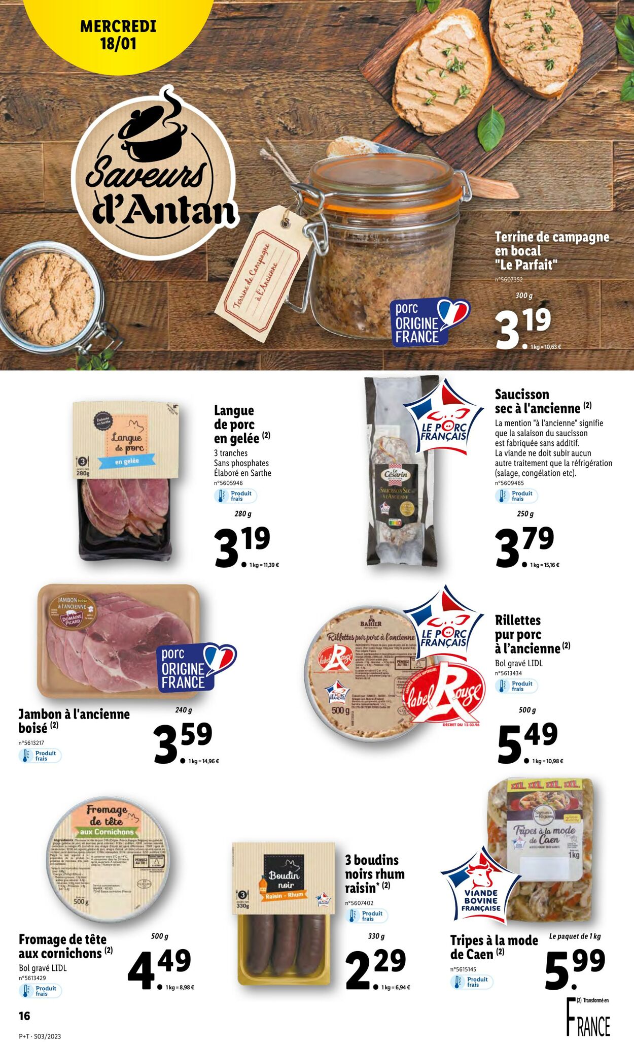 Catalogue Lidl 18.01.2023 - 24.01.2023